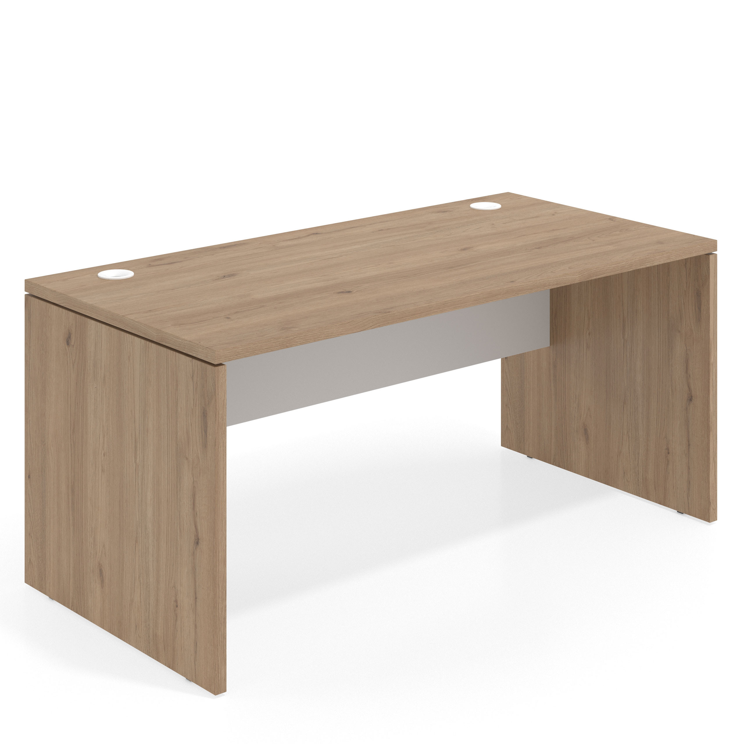 mesa de escritorio 100x80 naturale blanco mate workplus mesa individual fondo 80cm 1