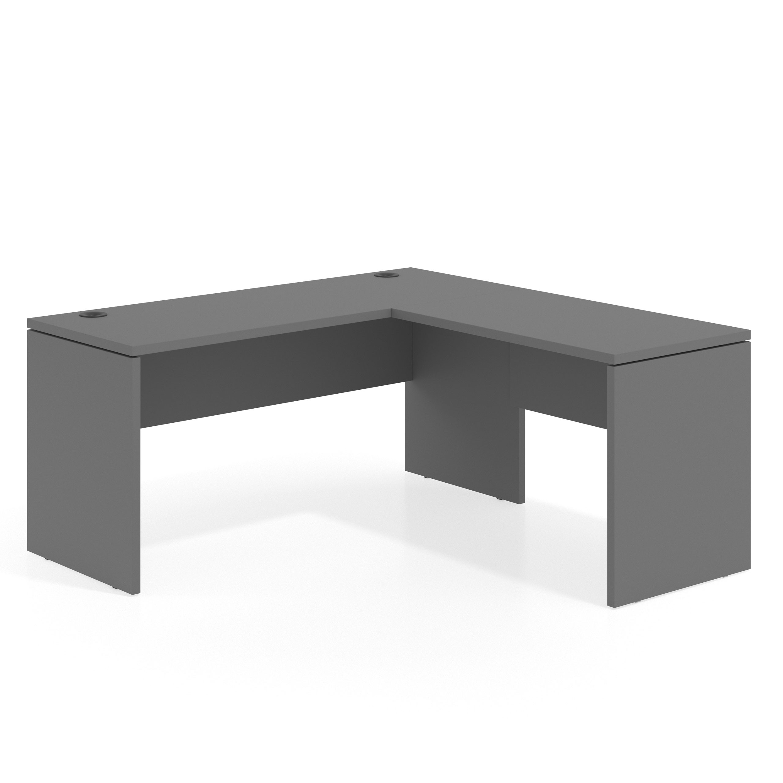 mesa en l 140x160 gris tormenta workplus mesa fondo 60cm con ala 1