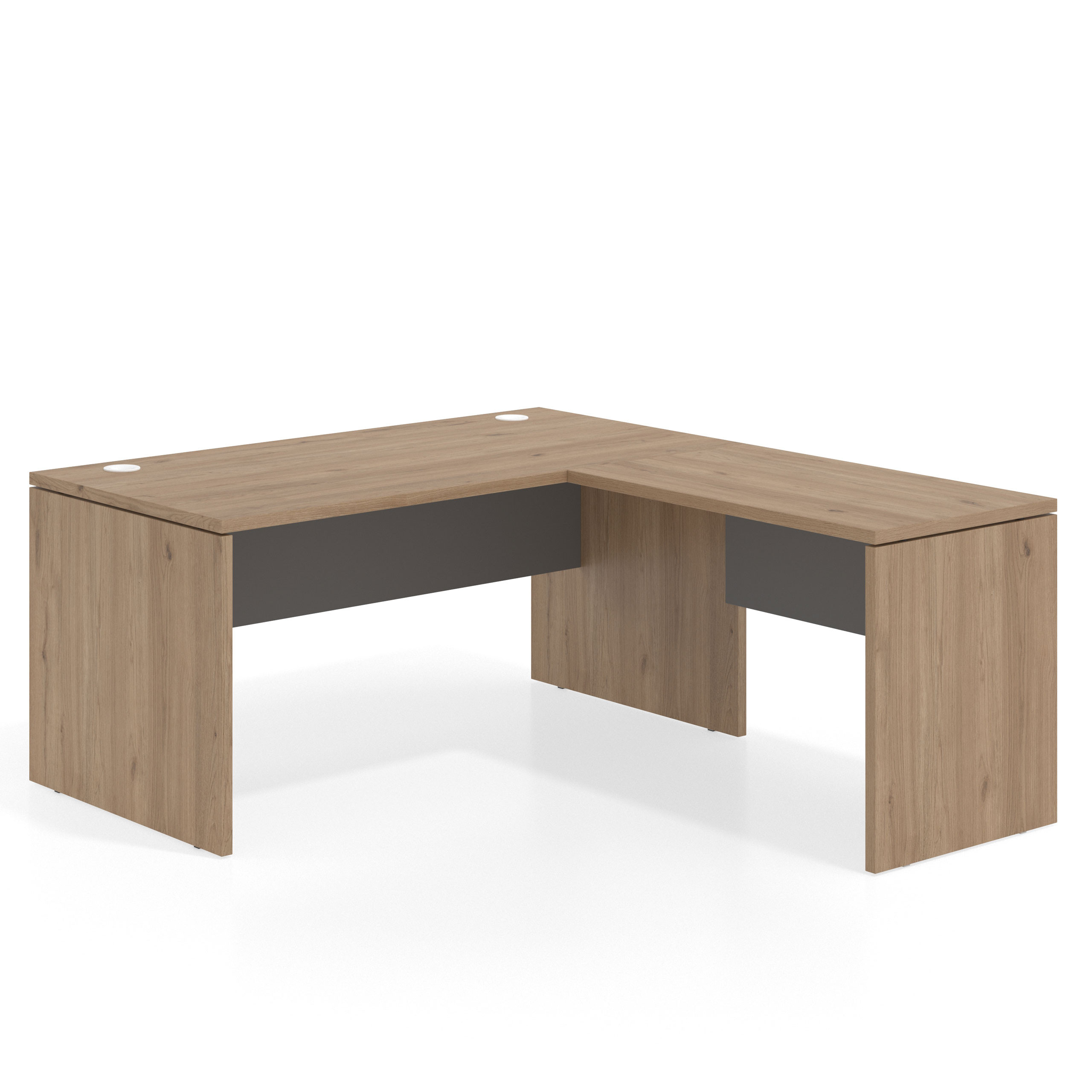 mesa en l 140x180 naturale gris tormenta workplus mesa fondo 80cm con ala 1