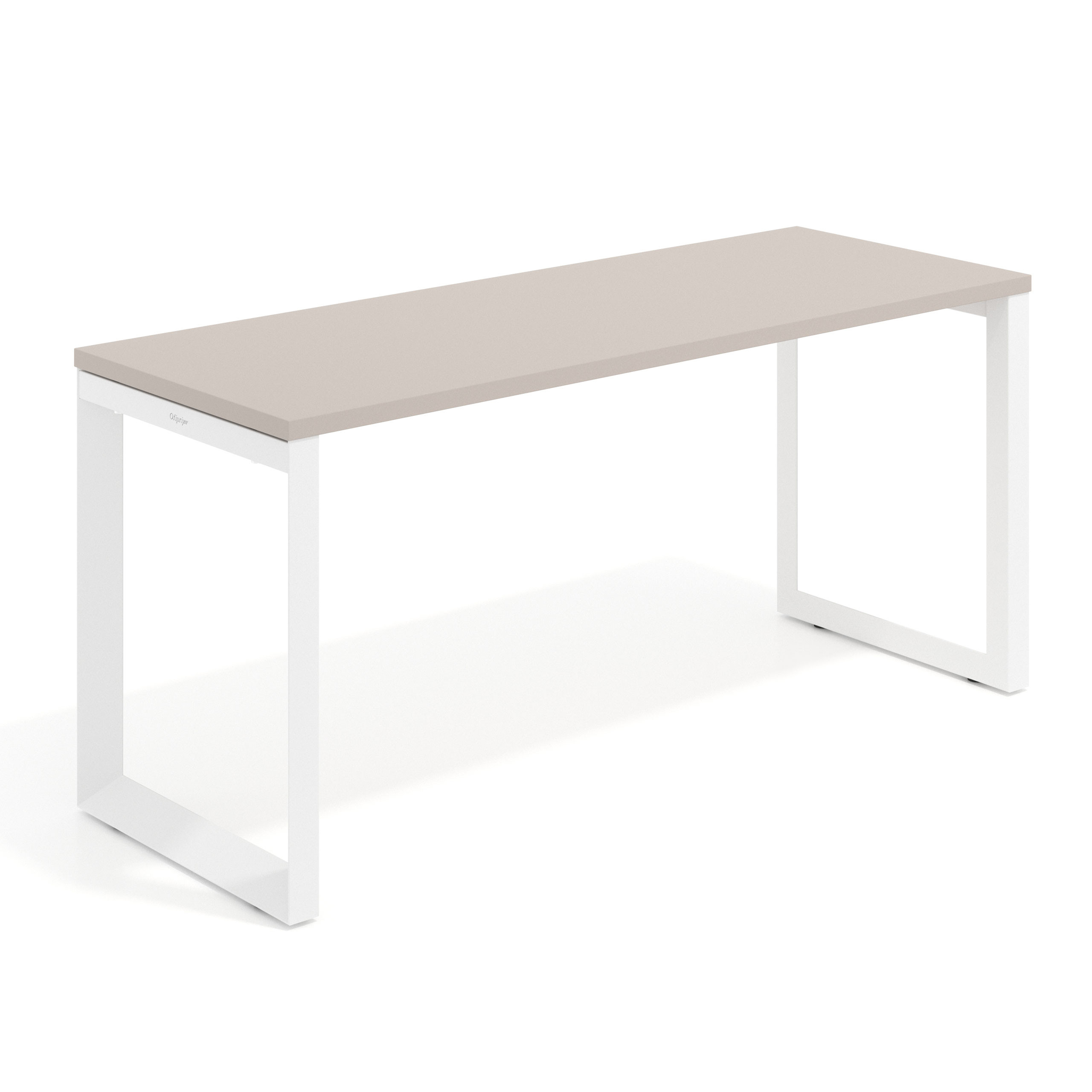 mesa de escritorio 100x60 gris coco delta mesa individual fondo 60cm recto 1