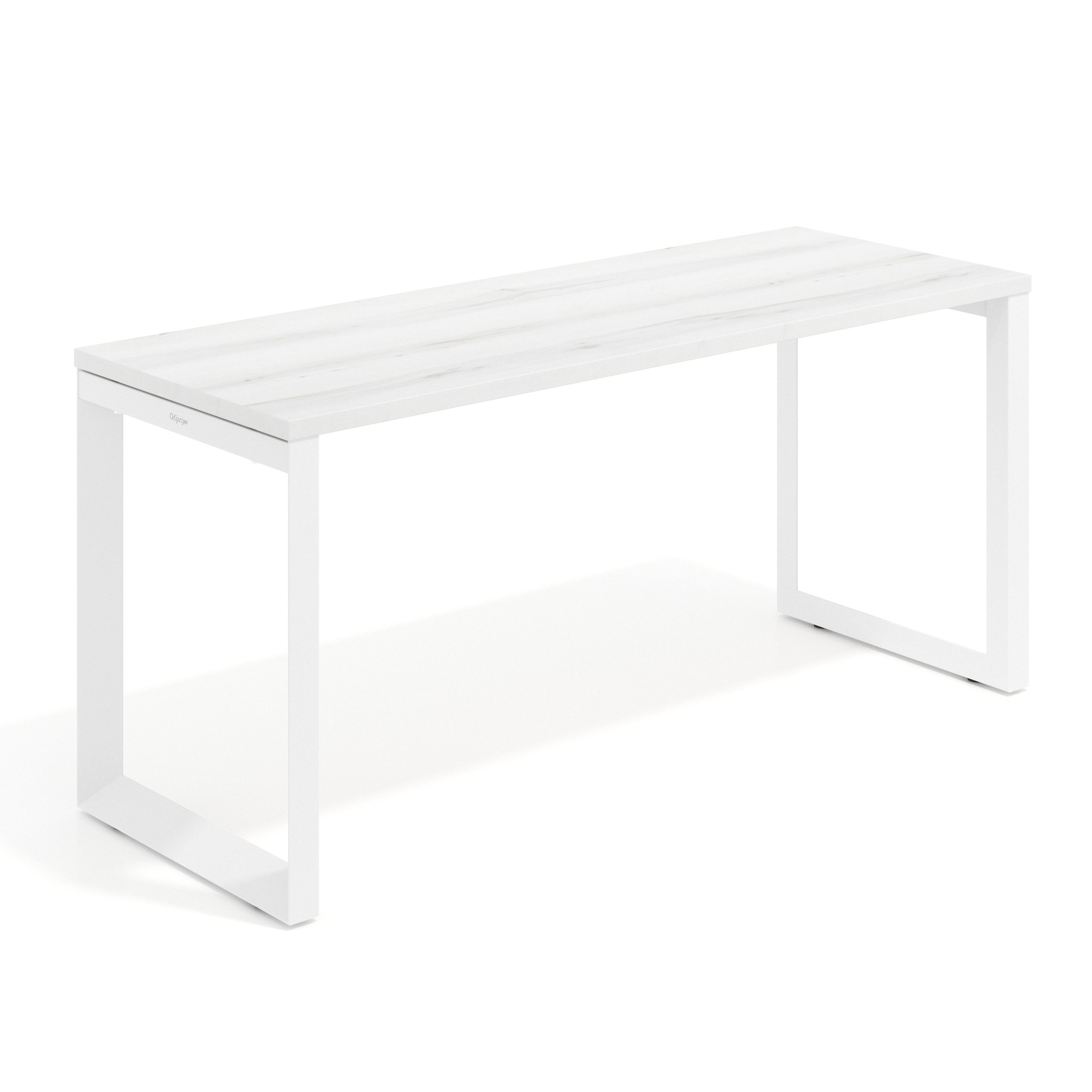 mesa de escritorio 100x60 albo delta mesa individual fondo 60cm recto 1