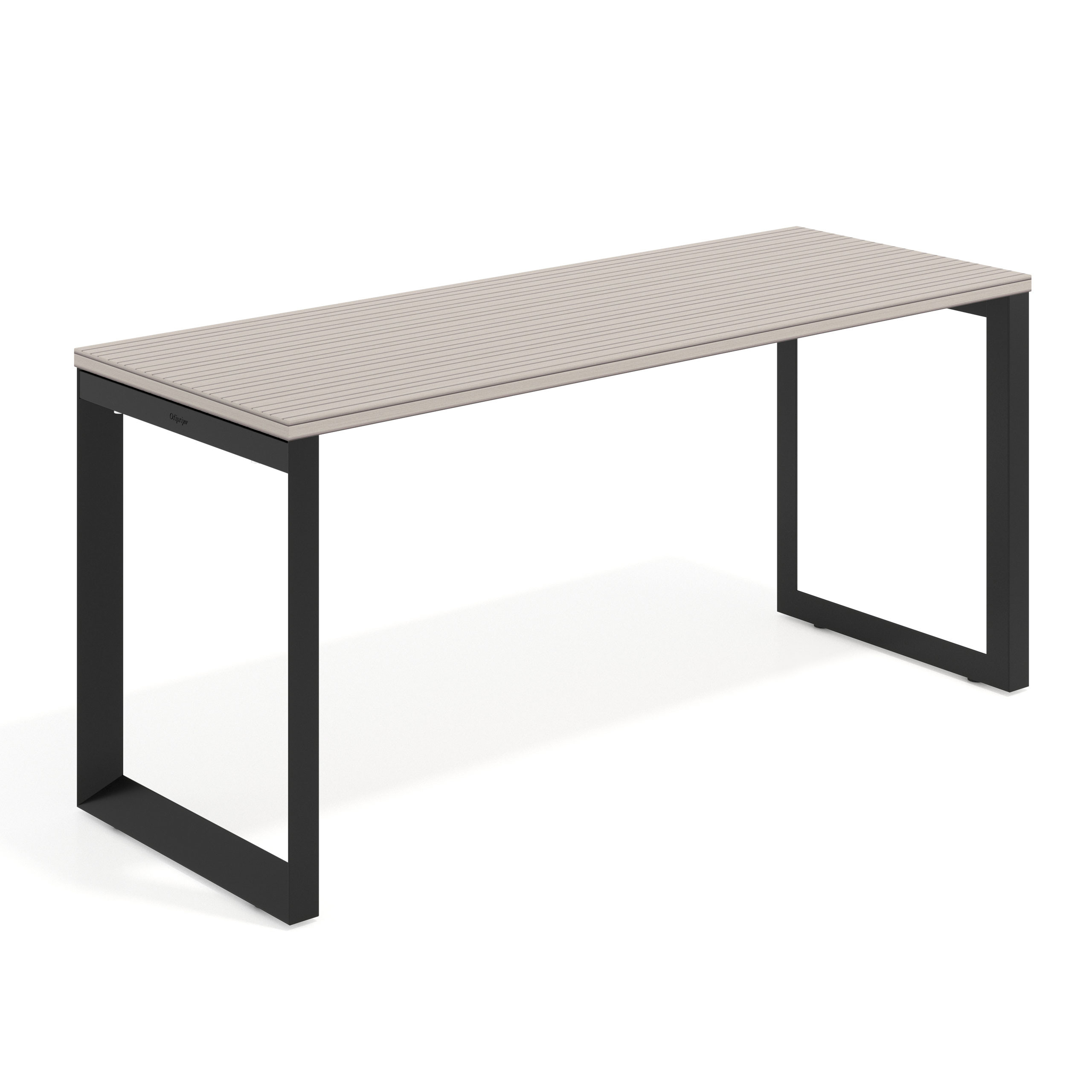 mesa de escritorio 100x60 rayado coco delta mesa individual fondo 60cm recto 1