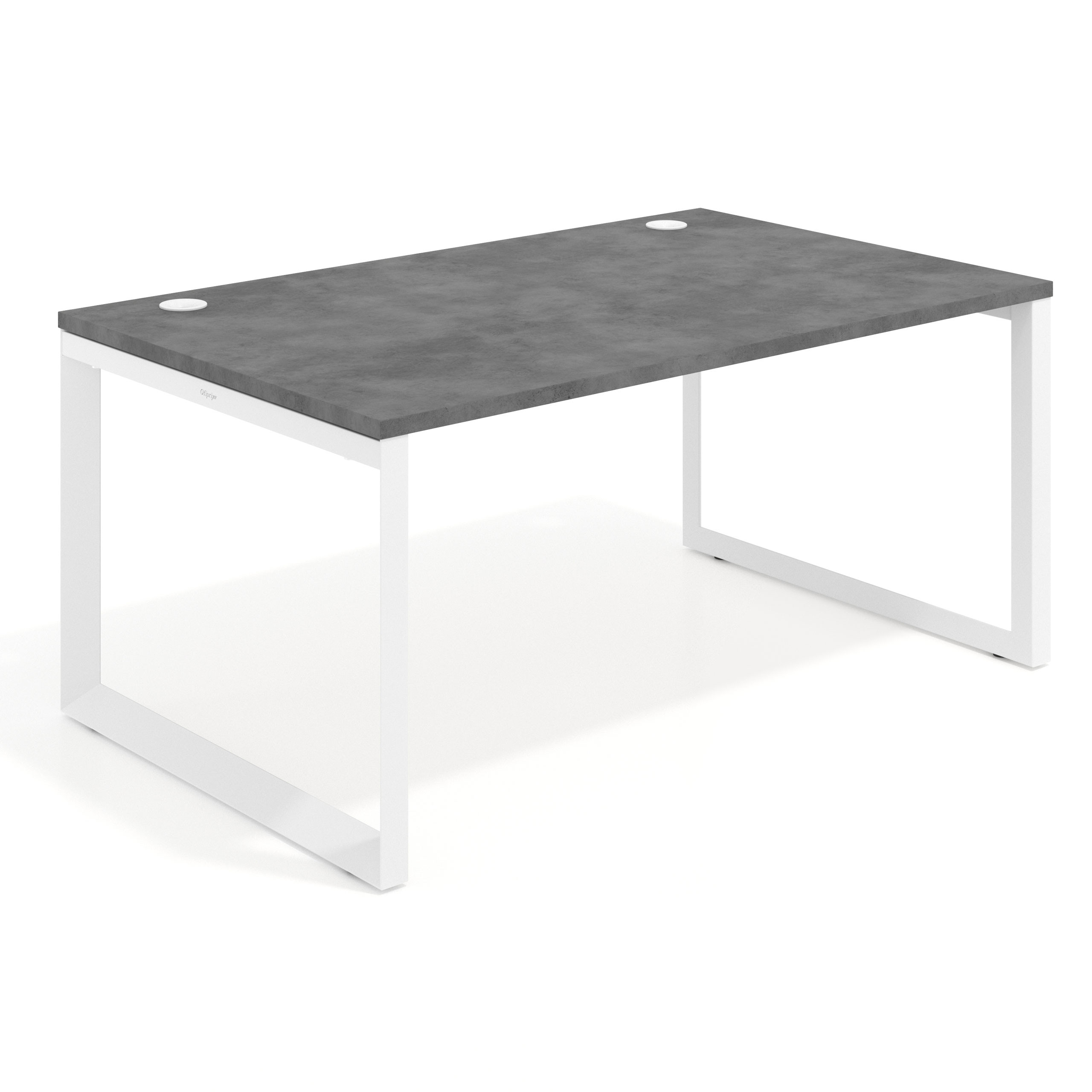 mesa de direccion 100x100 cemento delta mesa individual fondo 100cm recto 1