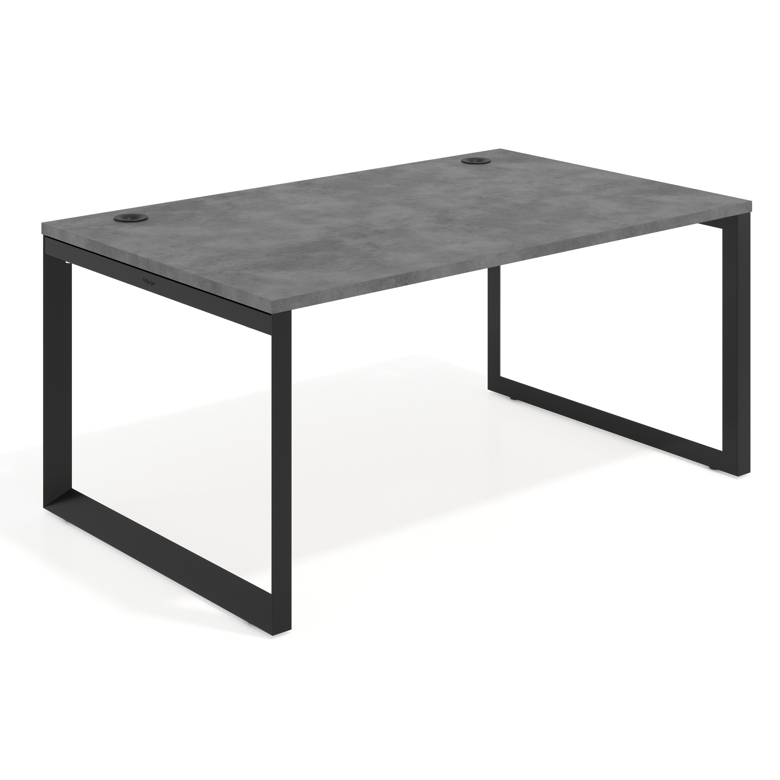 mesa de direccion 100x100 cemento delta mesa individual fondo 100cm recto 1