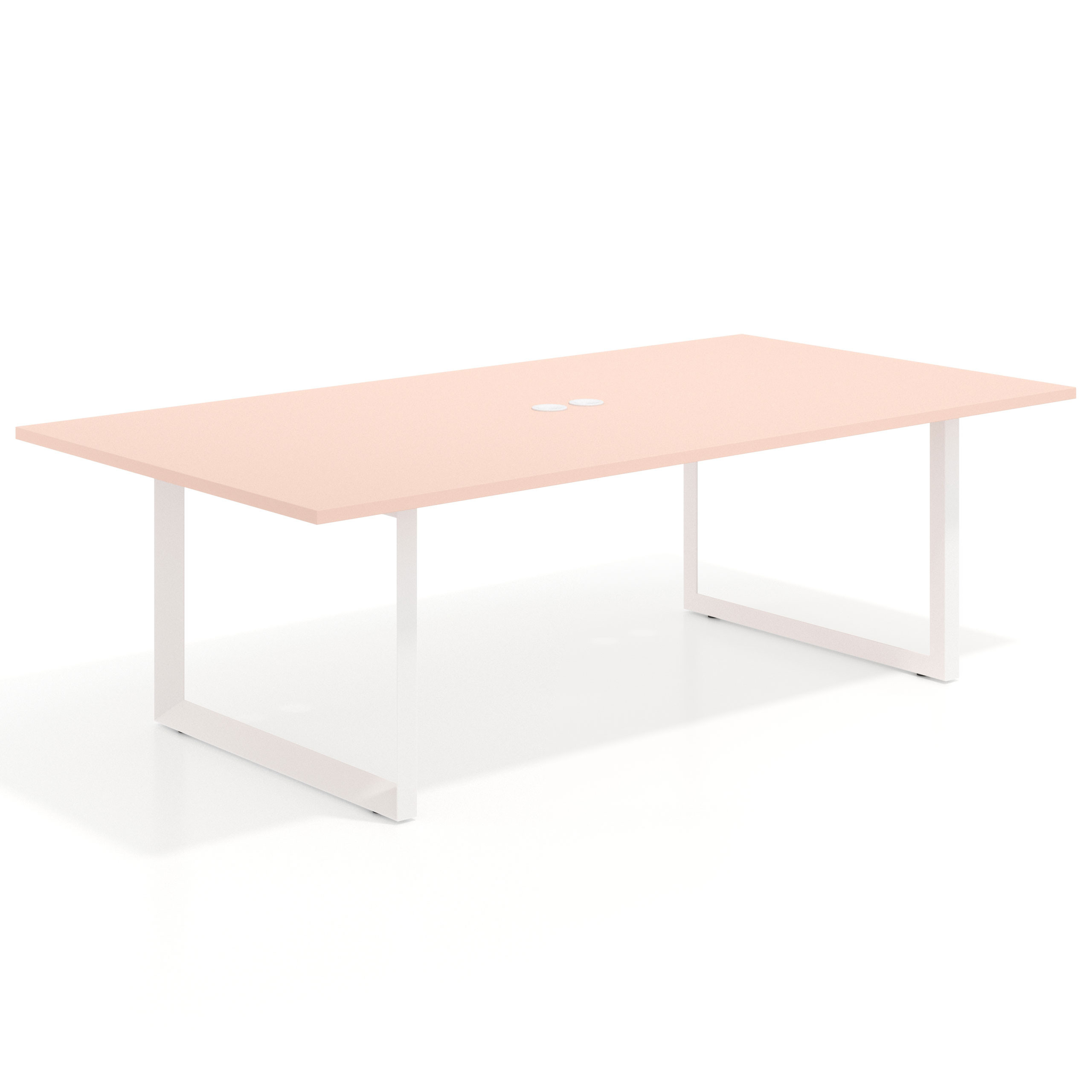 mesa co working 220x126 rosa nube delta mesa de reuniones fondo 126cm recto 1