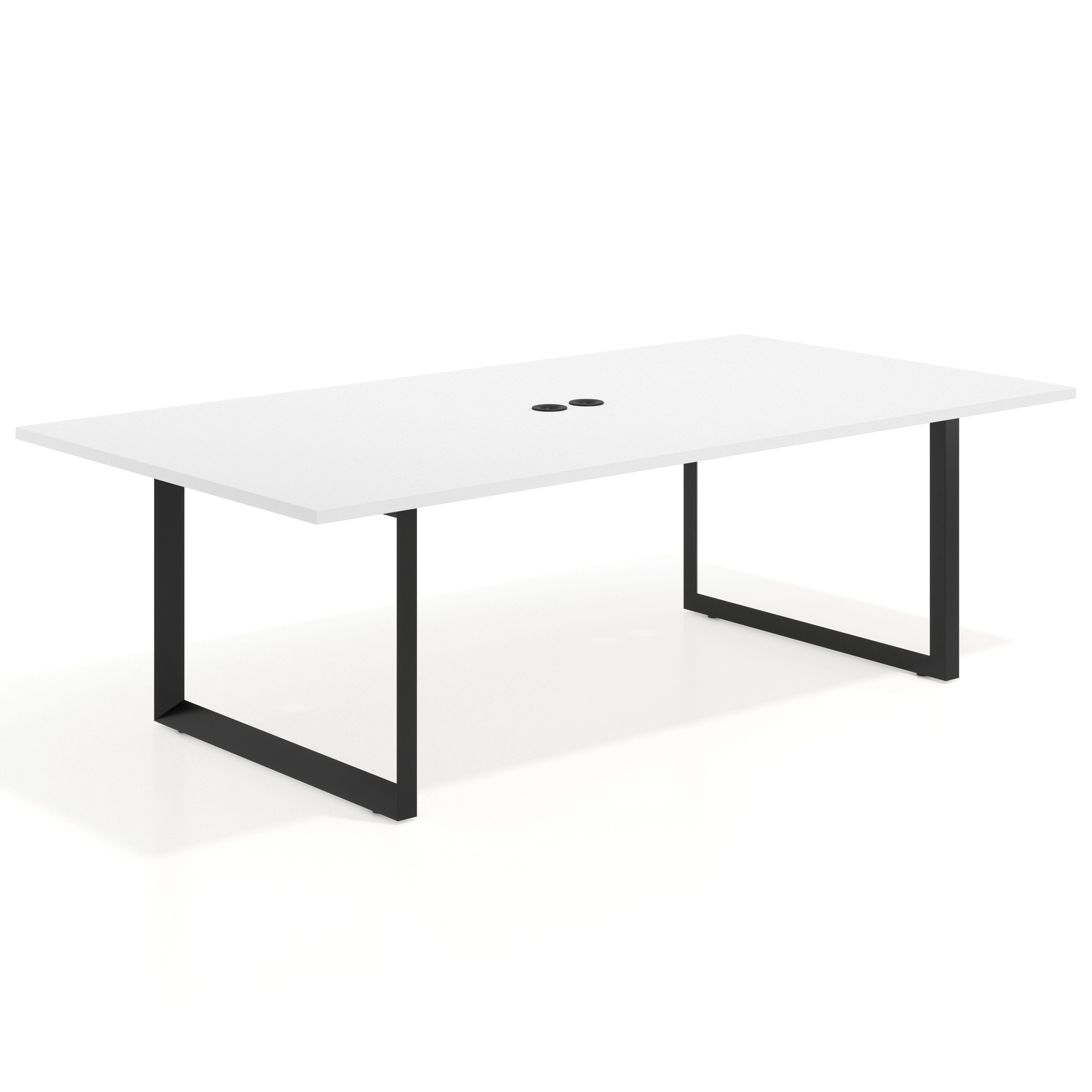 mesa co working 240x126 blanco mate delta mesa de reuniones fondo 126cm recto 1