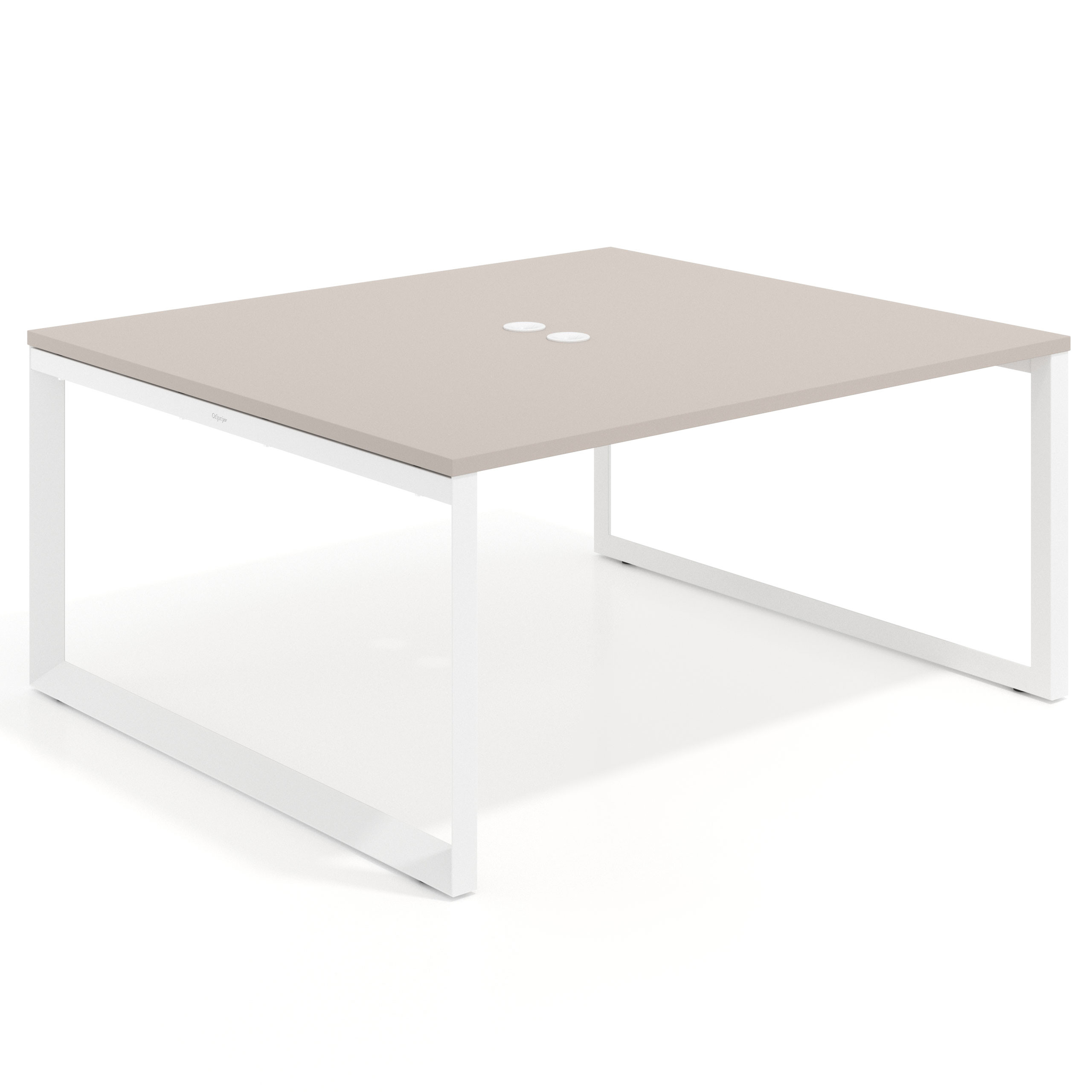 mesa co working 120x142 gris coco delta mesa coworking fondo 142cm recto 1