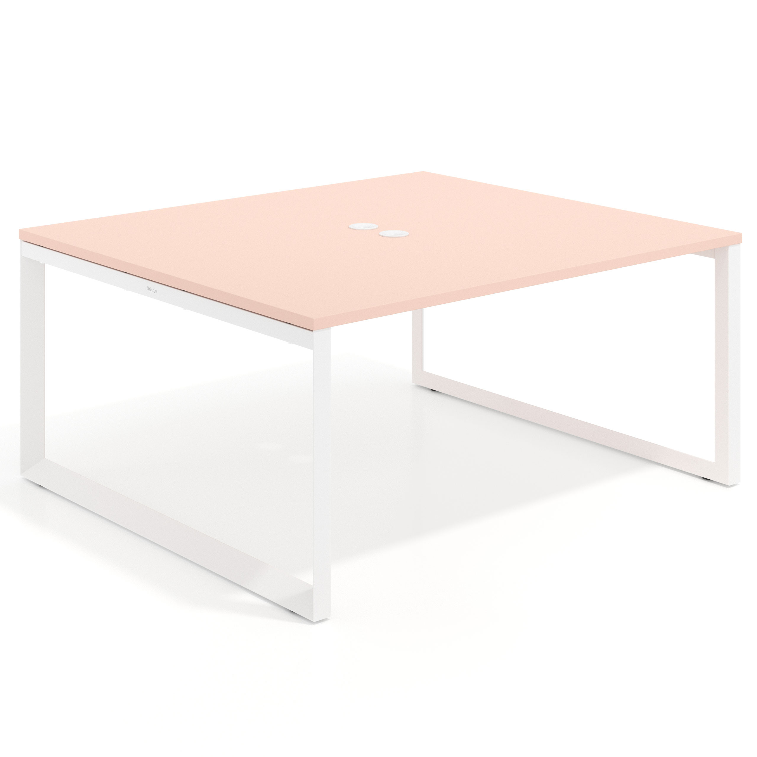 mesa co working 160x142 rosa nube delta mesa coworking fondo 142cm recto 1