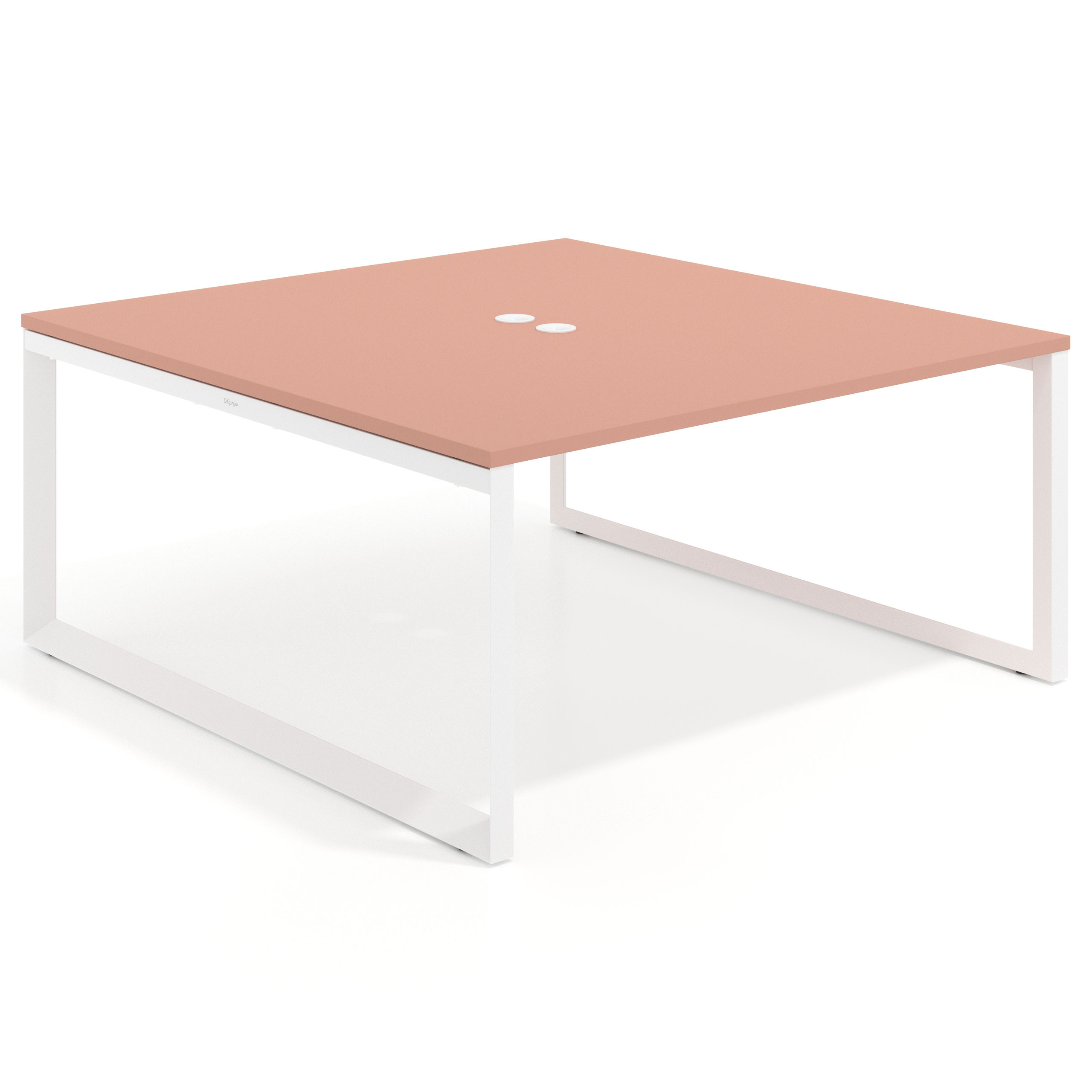 mesa co working 160x166 rosa talco delta mesa coworking fondo 166cm recto 1