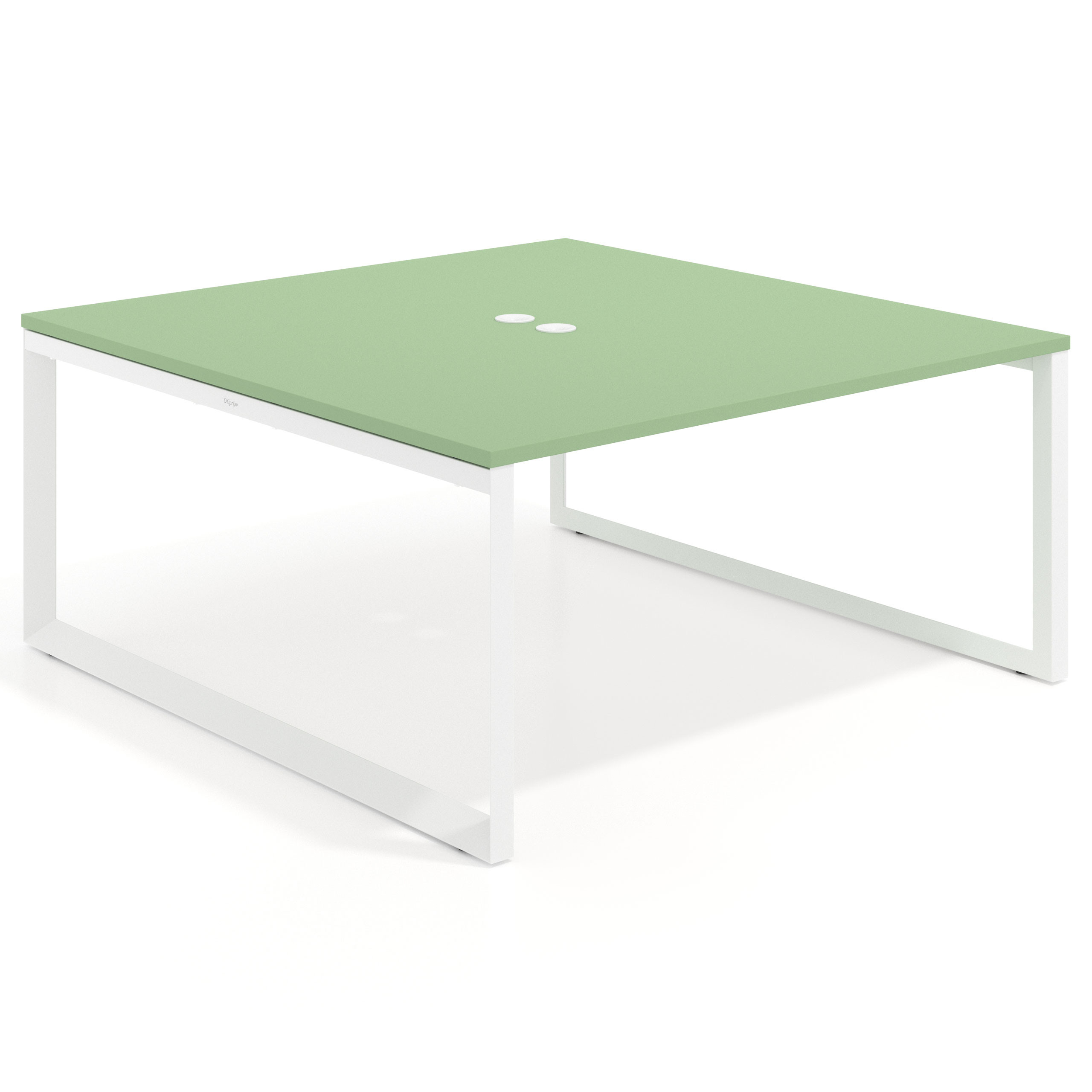 mesa co working 120x166 verde talco delta mesa coworking fondo 166cm recto 1