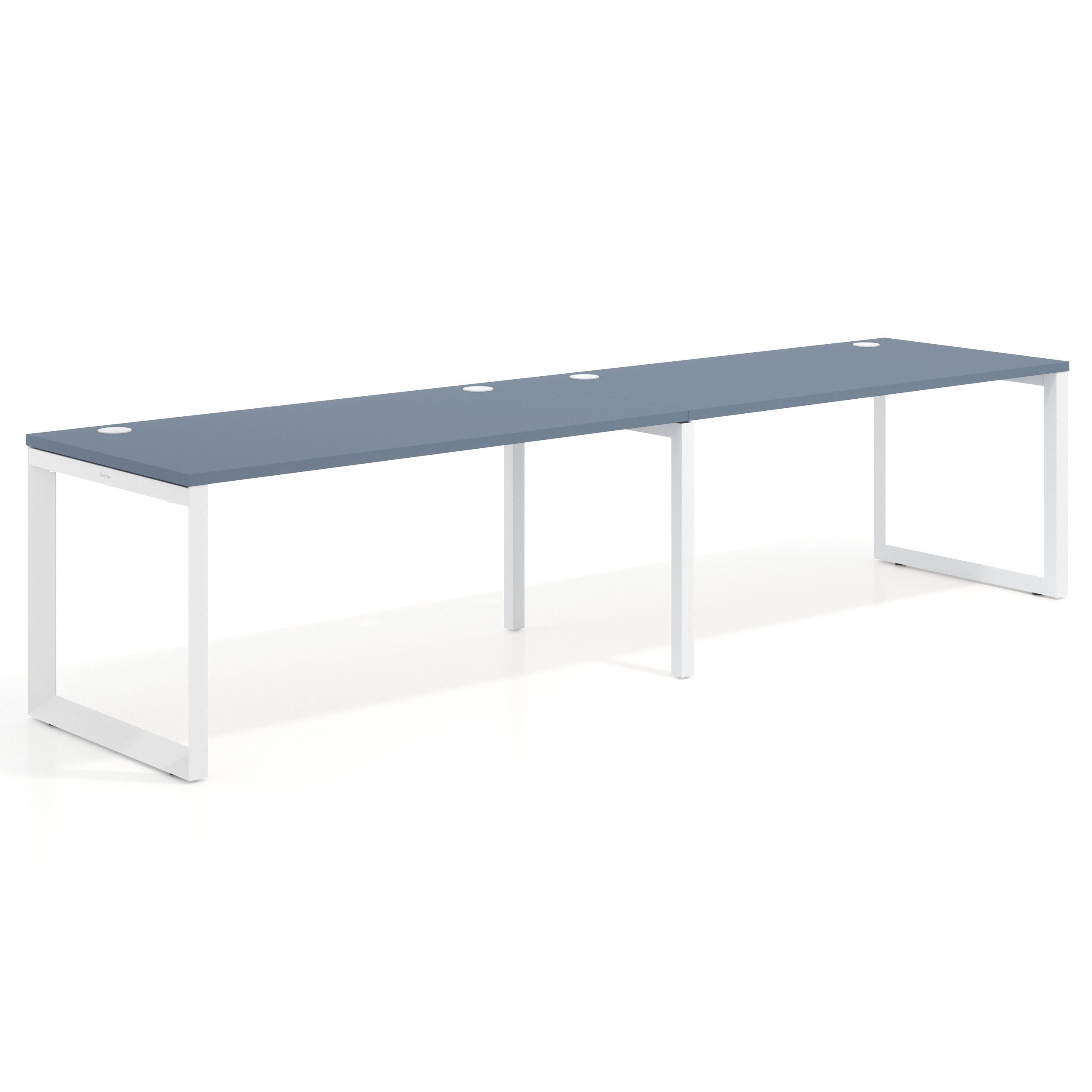 mesa multipuesto 200x80 azul talco delta mesa progresiva doble fondo 80cm recto 1