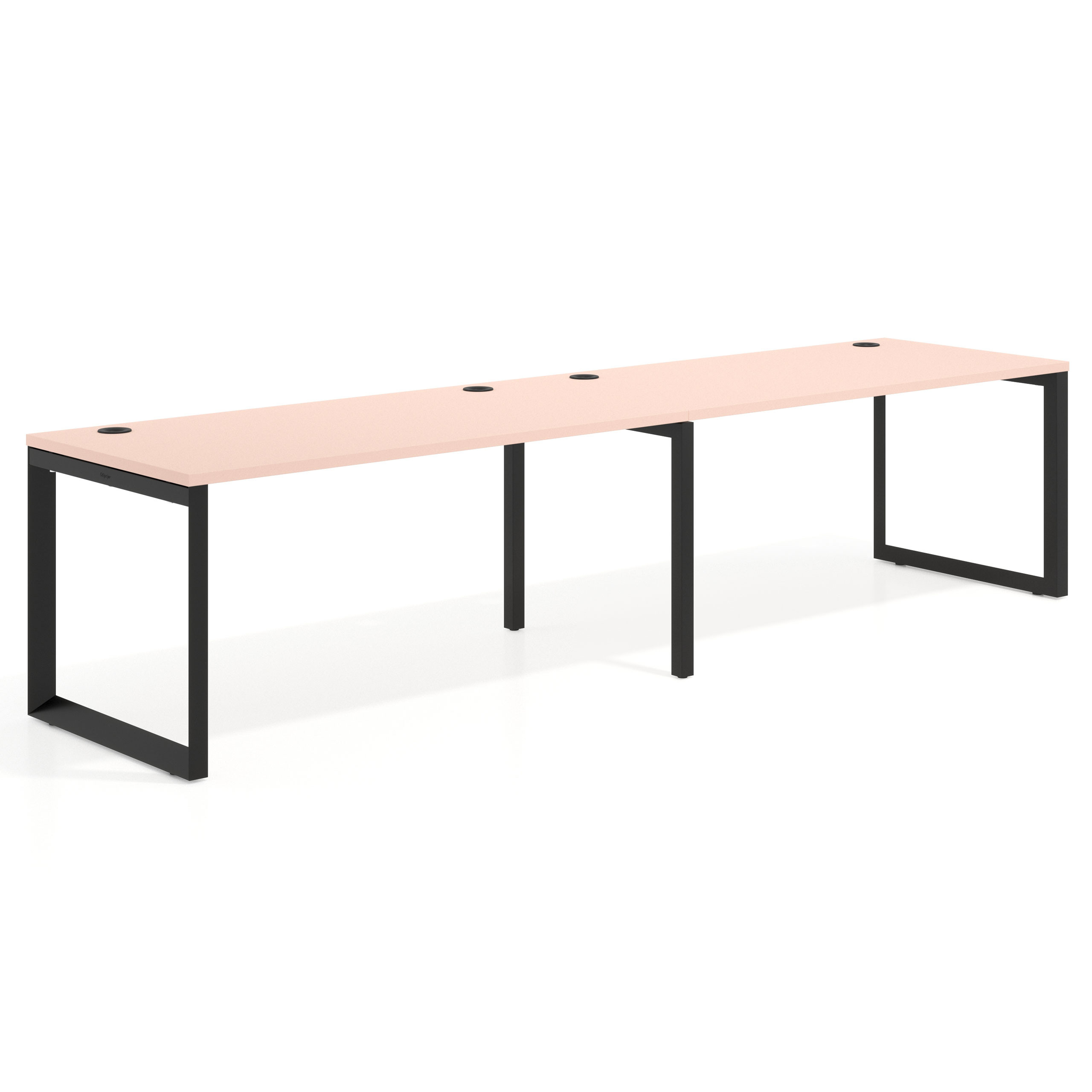 mesa multipuesto 200x80 rosa nube delta mesa progresiva doble fondo 80cm recto 1