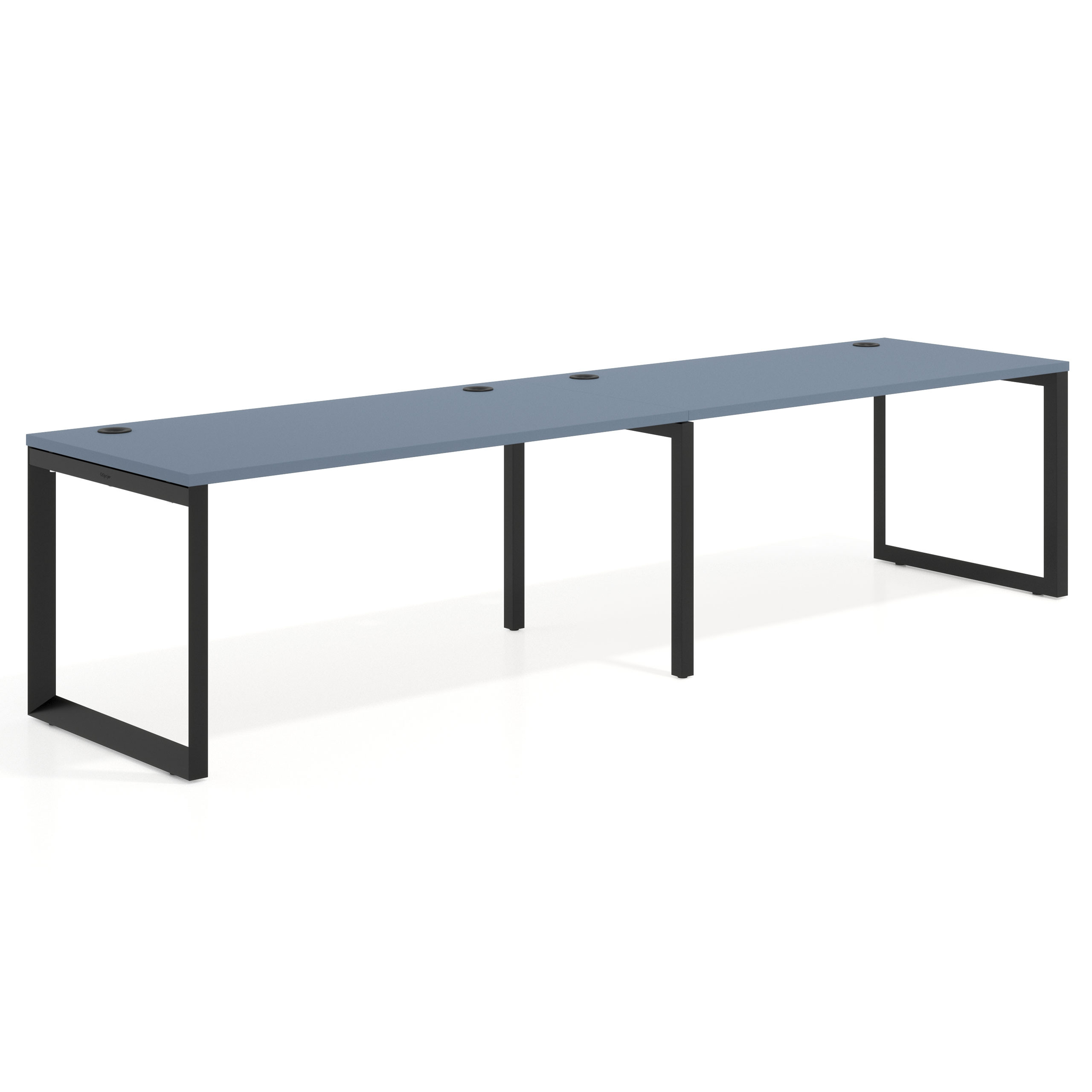 mesa multipuesto 200x80 azul talco delta mesa progresiva doble fondo 80cm recto 1