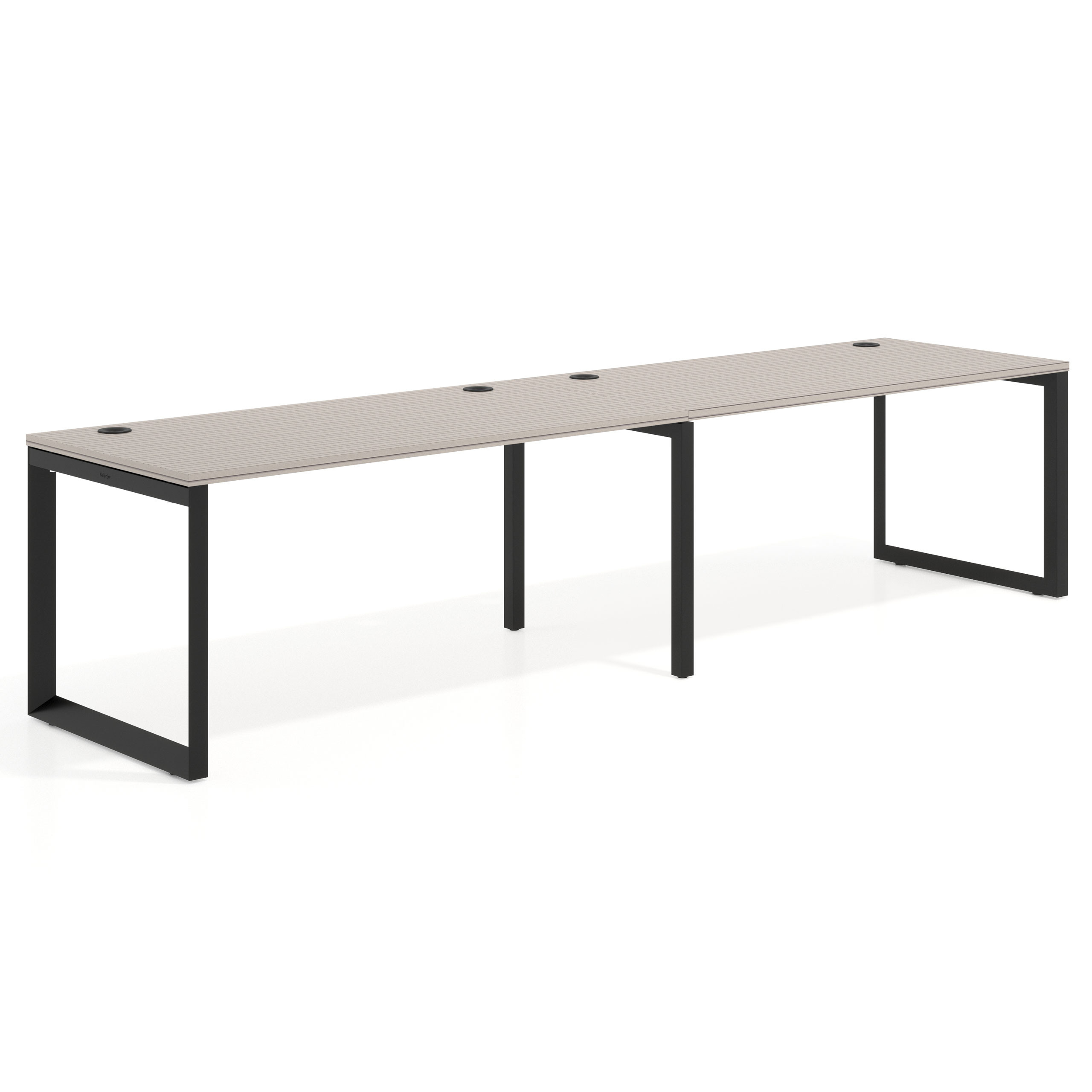 mesa multipuesto 200x80 rayado coco delta mesa progresiva doble fondo 80cm recto 1