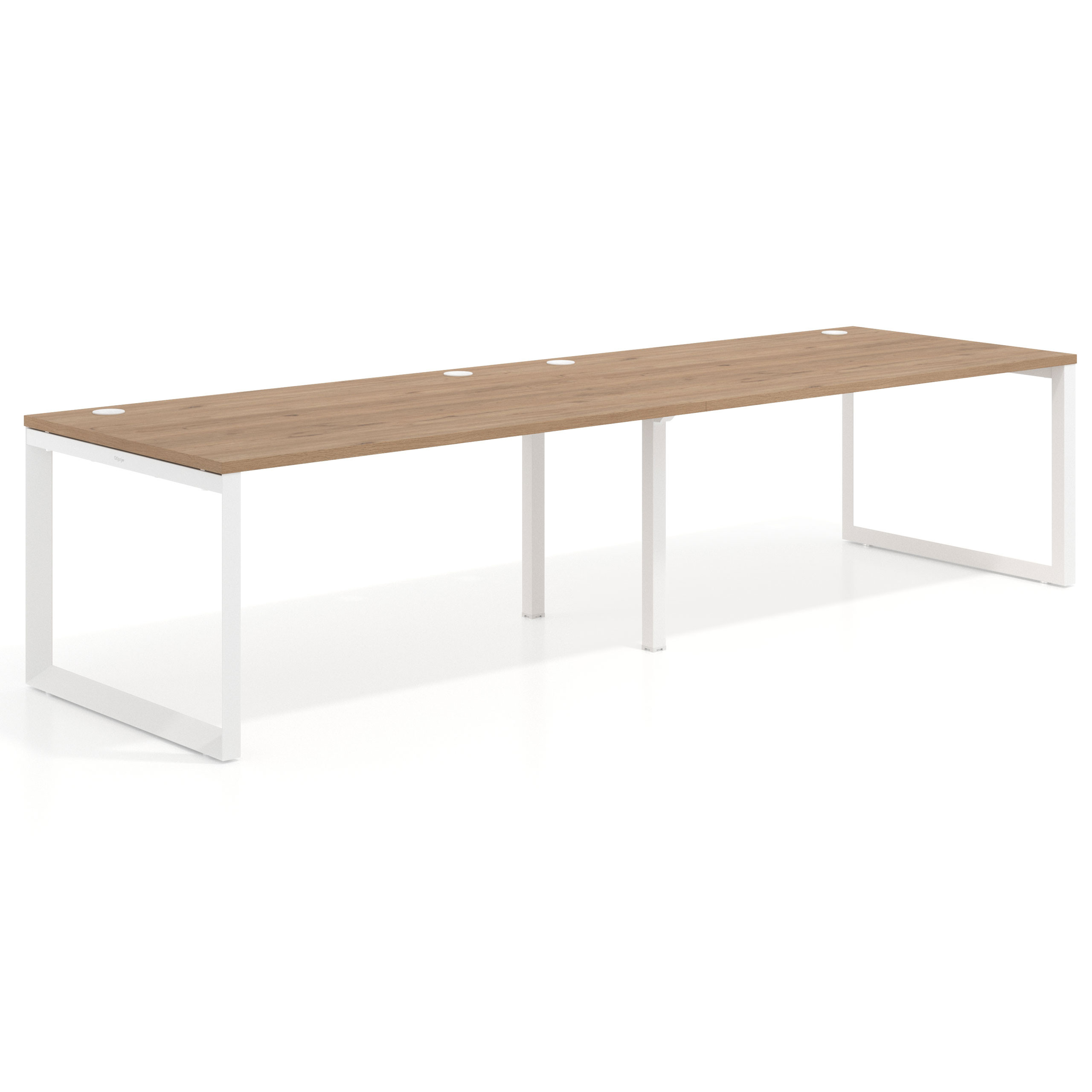 mesa multipuesto 320x100 naturale delta mesa progresiva doble fondo 100cm recto 1