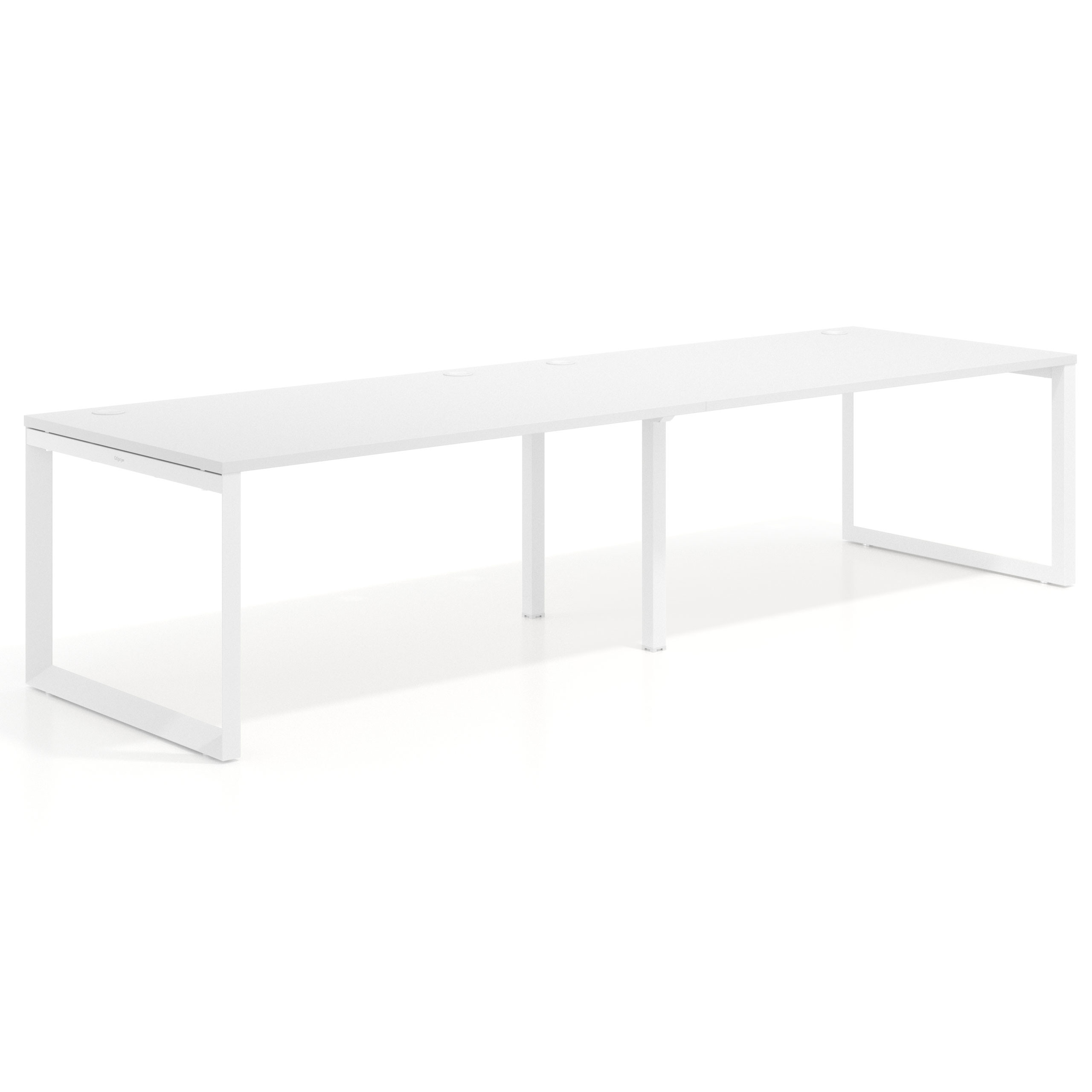 mesa multipuesto 200x100 blanco mate delta mesa progresiva doble fondo 100cm recto 1