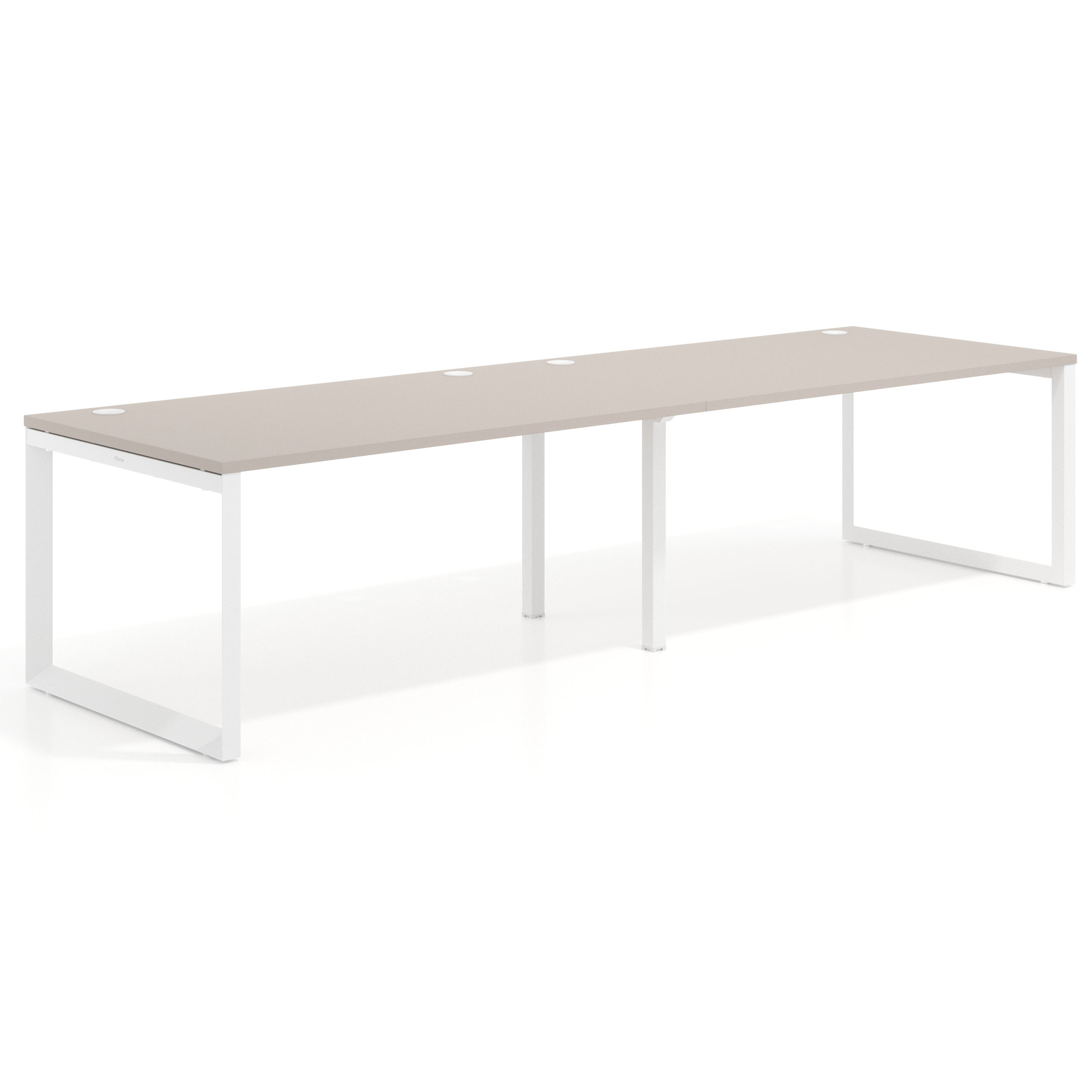 mesa multipuesto 200x100 gris coco delta mesa progresiva doble fondo 100cm recto 1