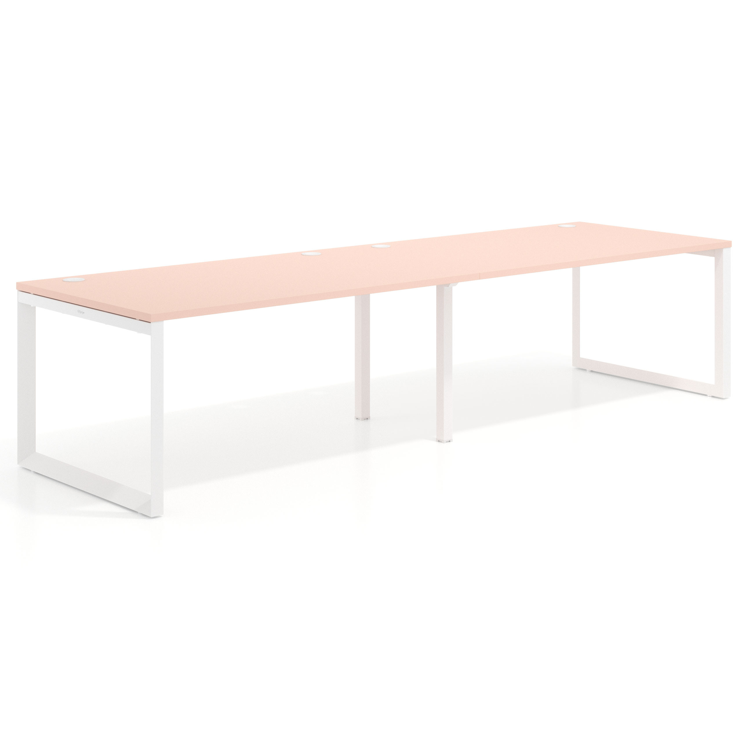 mesa multipuesto 200x100 rosa nube delta mesa progresiva doble fondo 100cm recto 1