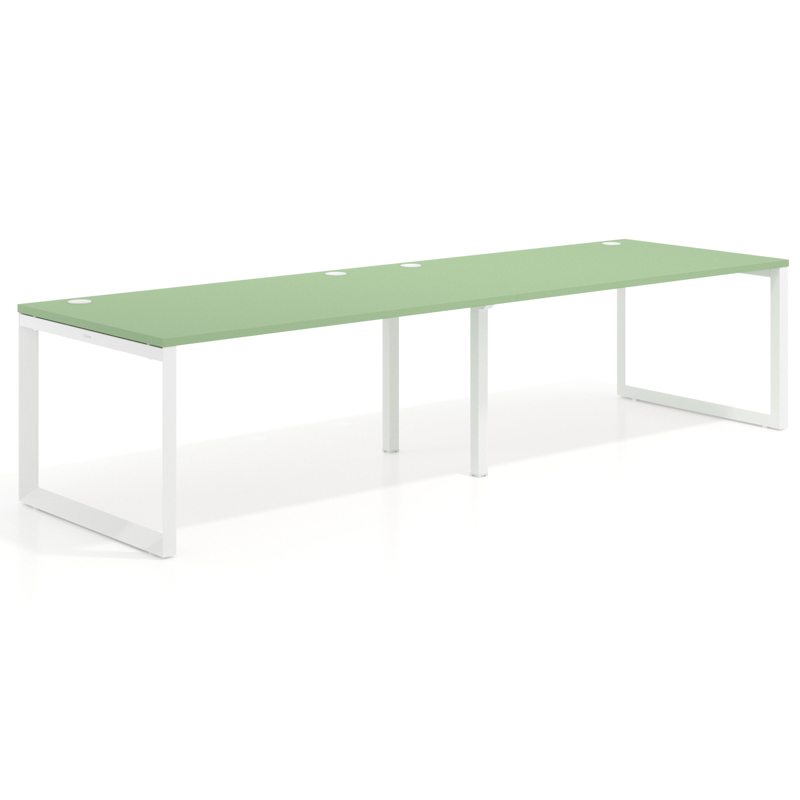 mesa multipuesto 200x100 verde talco delta mesa progresiva doble fondo 100cm recto 1