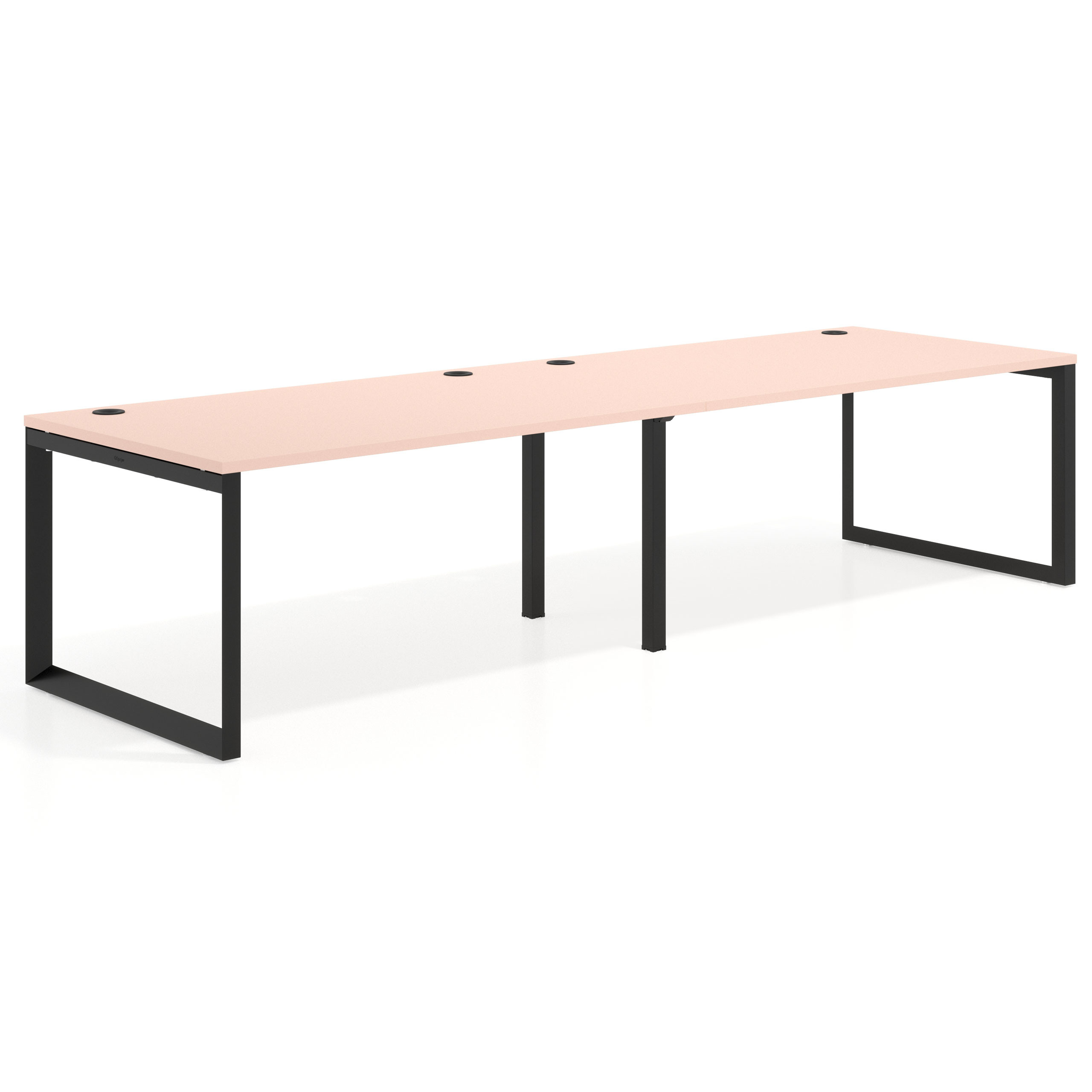 mesa multipuesto 200x100 rosa nube delta mesa progresiva doble fondo 100cm recto 1