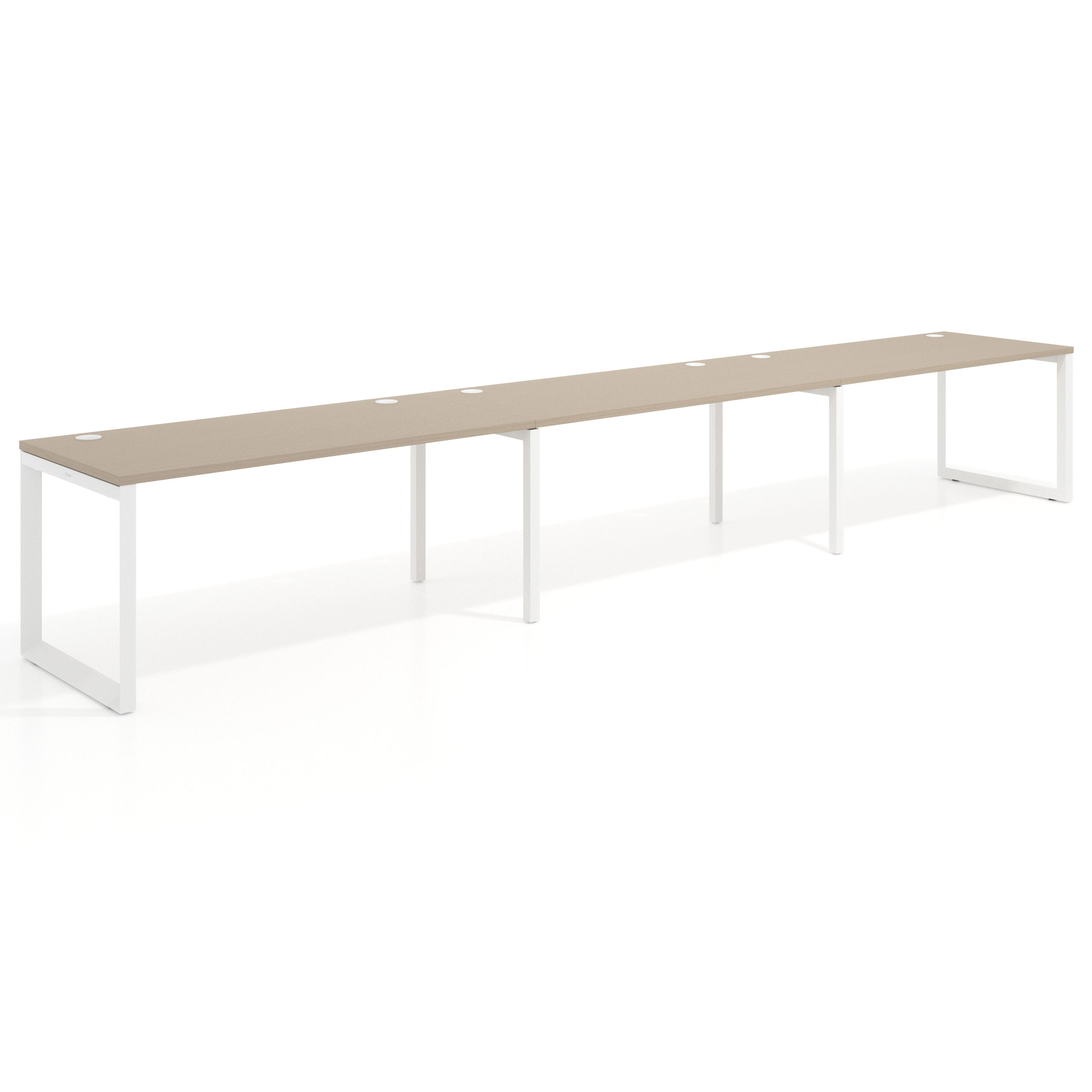mesa multipuesto 300x80 canvas delta mesa progresiva triple fondo 80cm recto 1