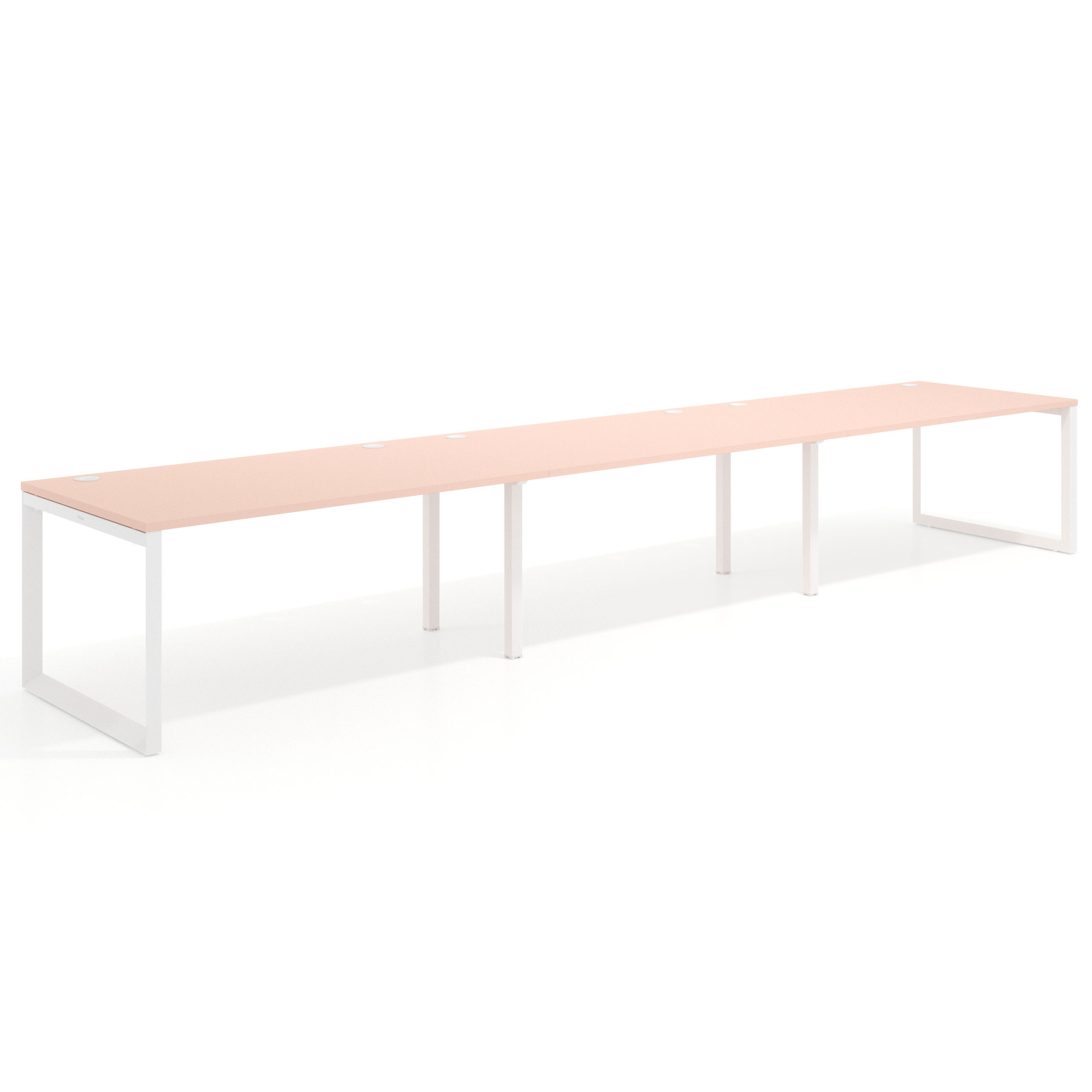 mesa multipuesto 300x100 rosa nube delta mesa progresiva triple fondo 100cm recto 1