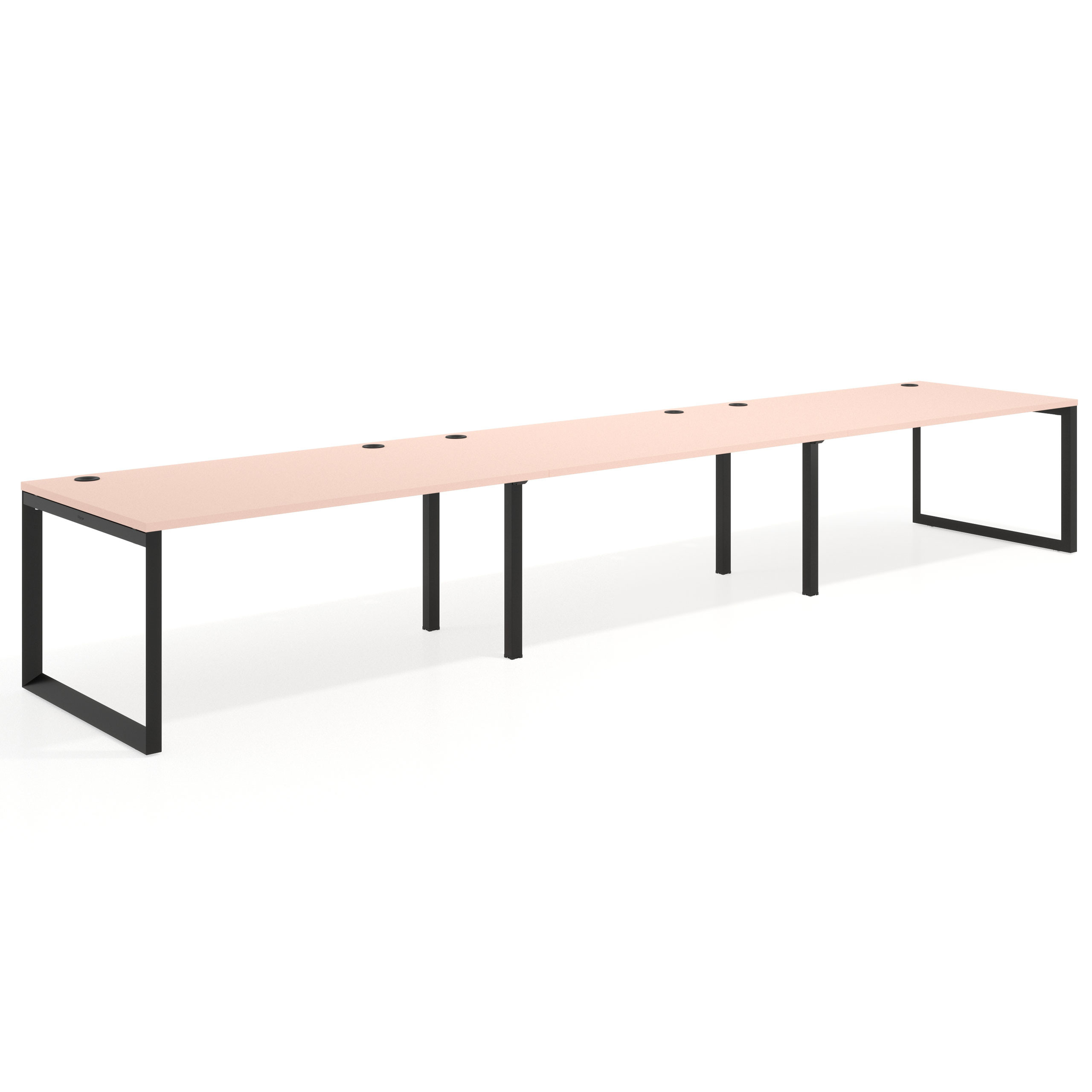 mesa multipuesto 300x100 rosa nube delta mesa progresiva triple fondo 100cm recto 1