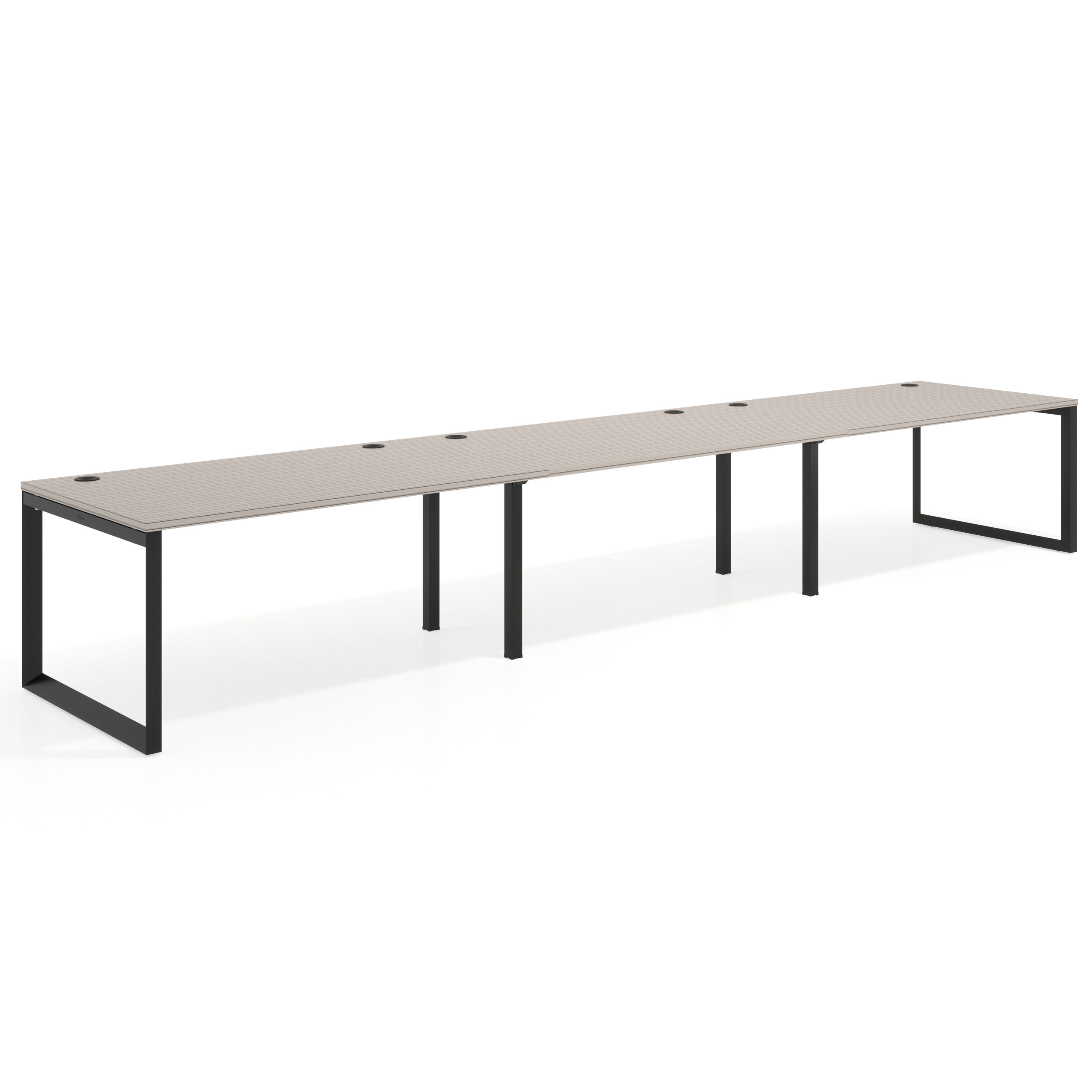 mesa multipuesto 300x100 rayado coco delta mesa progresiva triple fondo 100cm recto 1