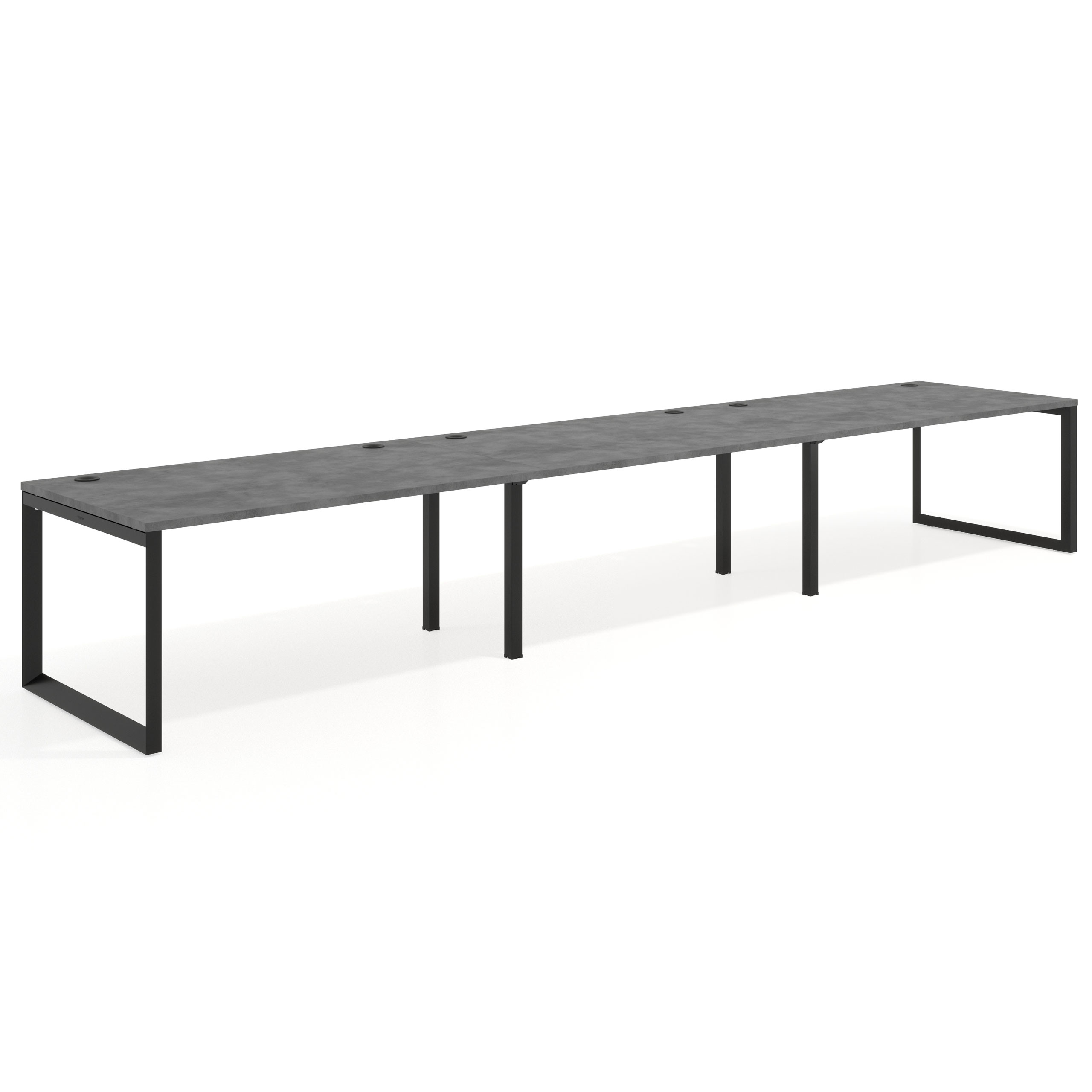 mesa multipuesto 300x100 cemento delta mesa progresiva triple fondo 100cm recto 1
