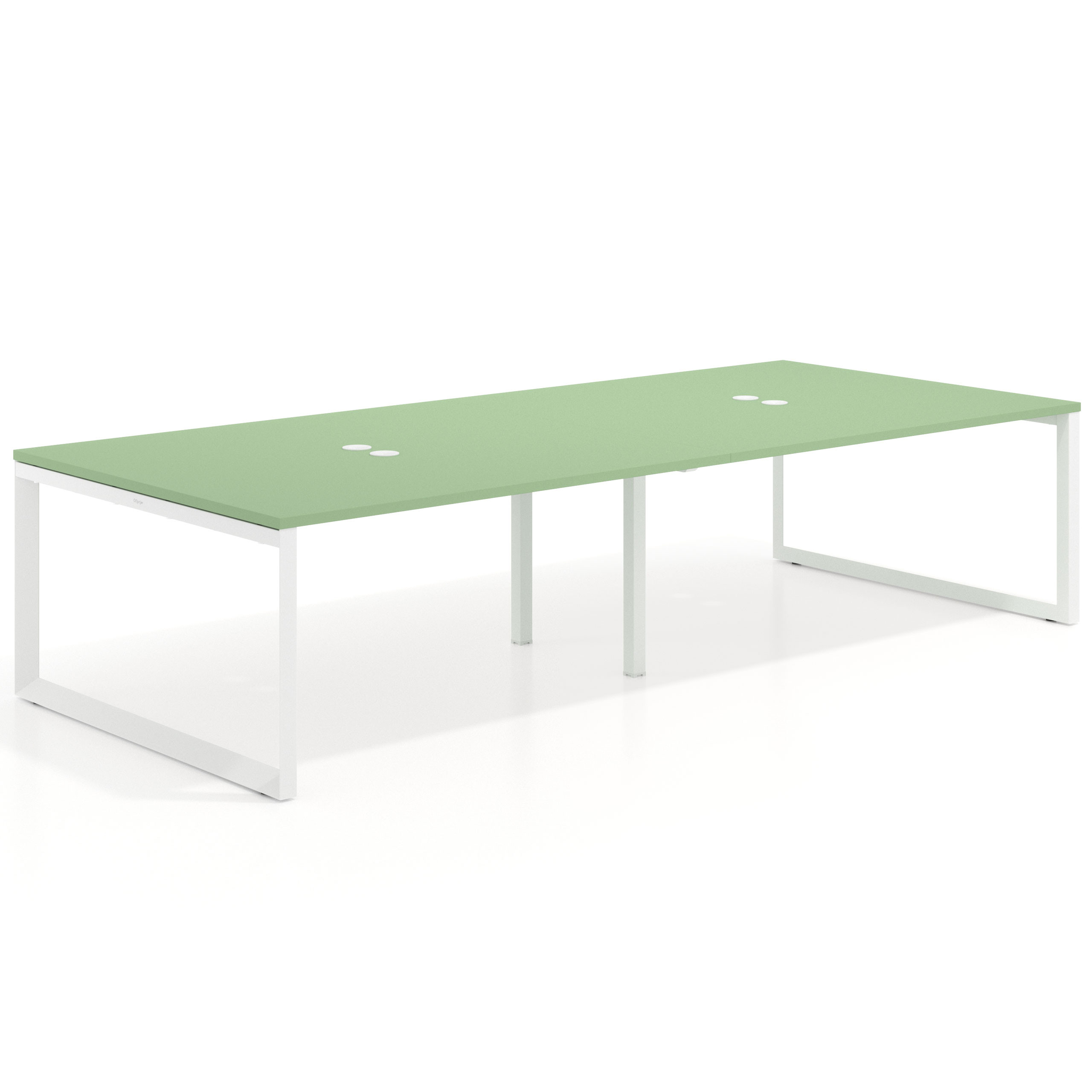 mesa multipuesto 240x142 verde talco delta mesa bench fondo 142cm recto 1