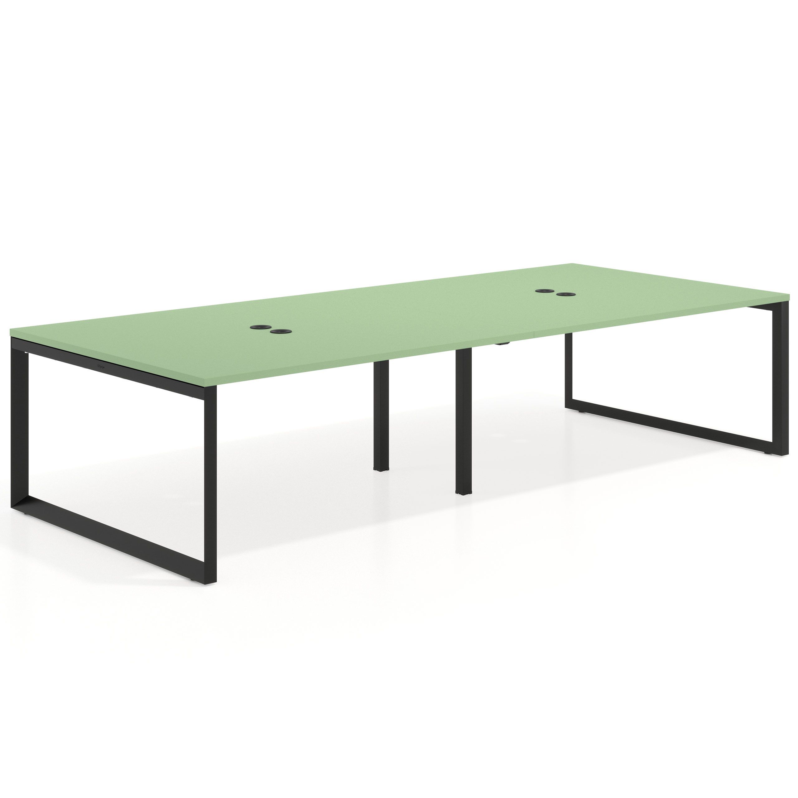 mesa multipuesto 240x142 verde talco delta mesa bench fondo 142cm recto 1