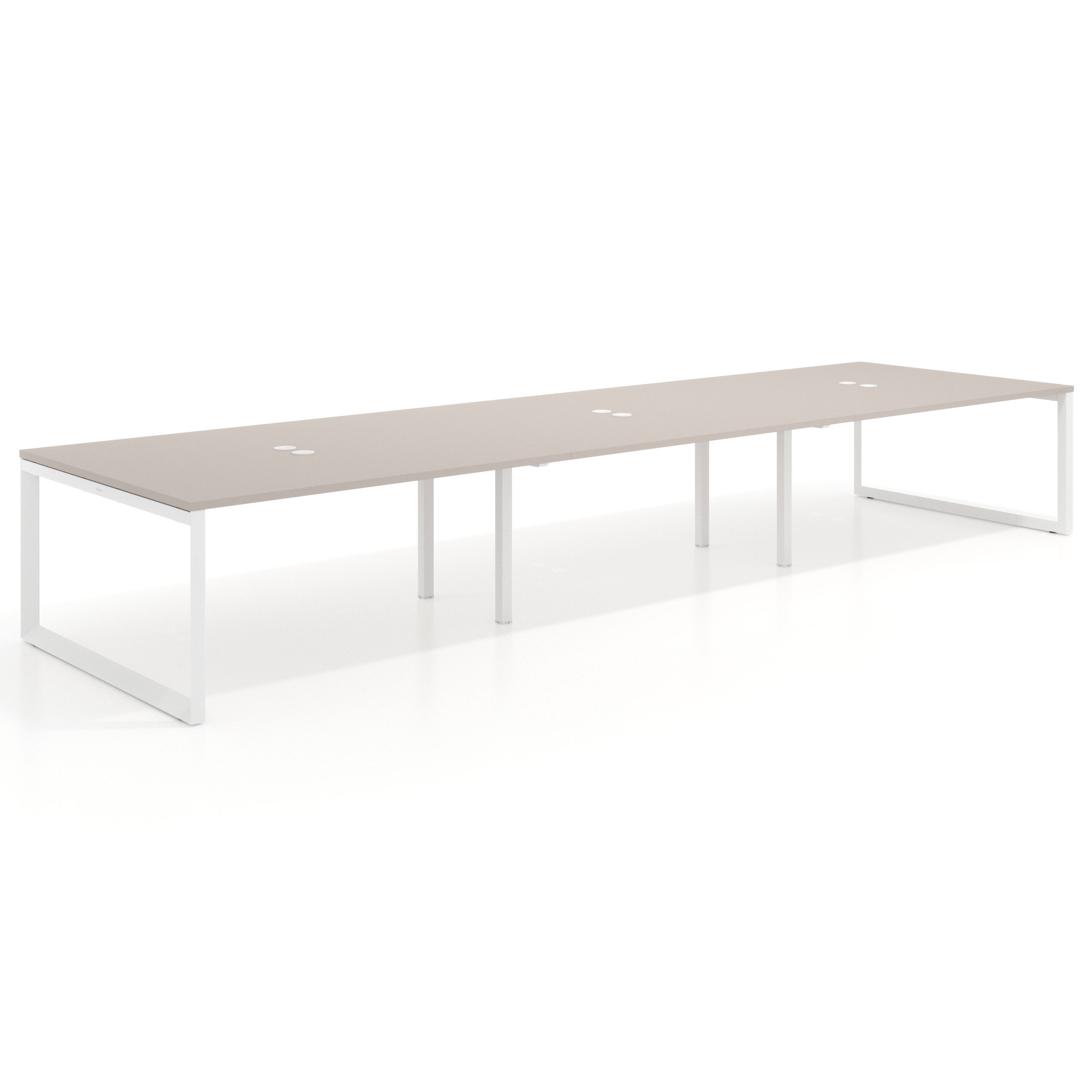 mesa multipuesto 360x142 gris coco delta mesa bench fondo 142cm recto 1
