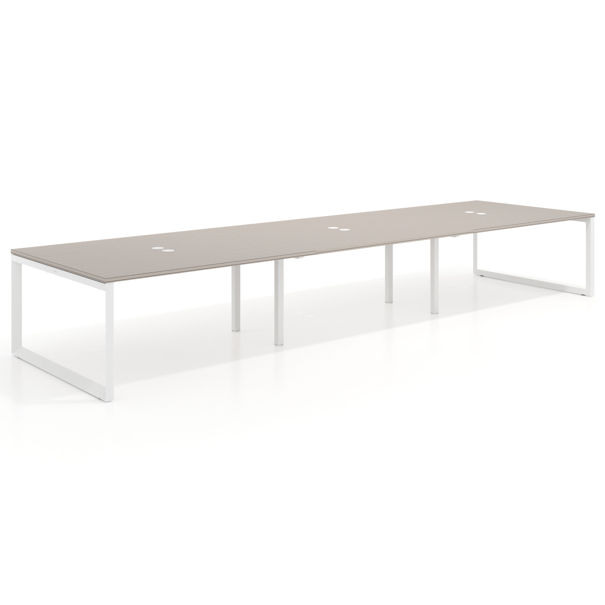 mesa multipuesto 360x142 rayado coco delta mesa bench fondo 142cm recto 1
