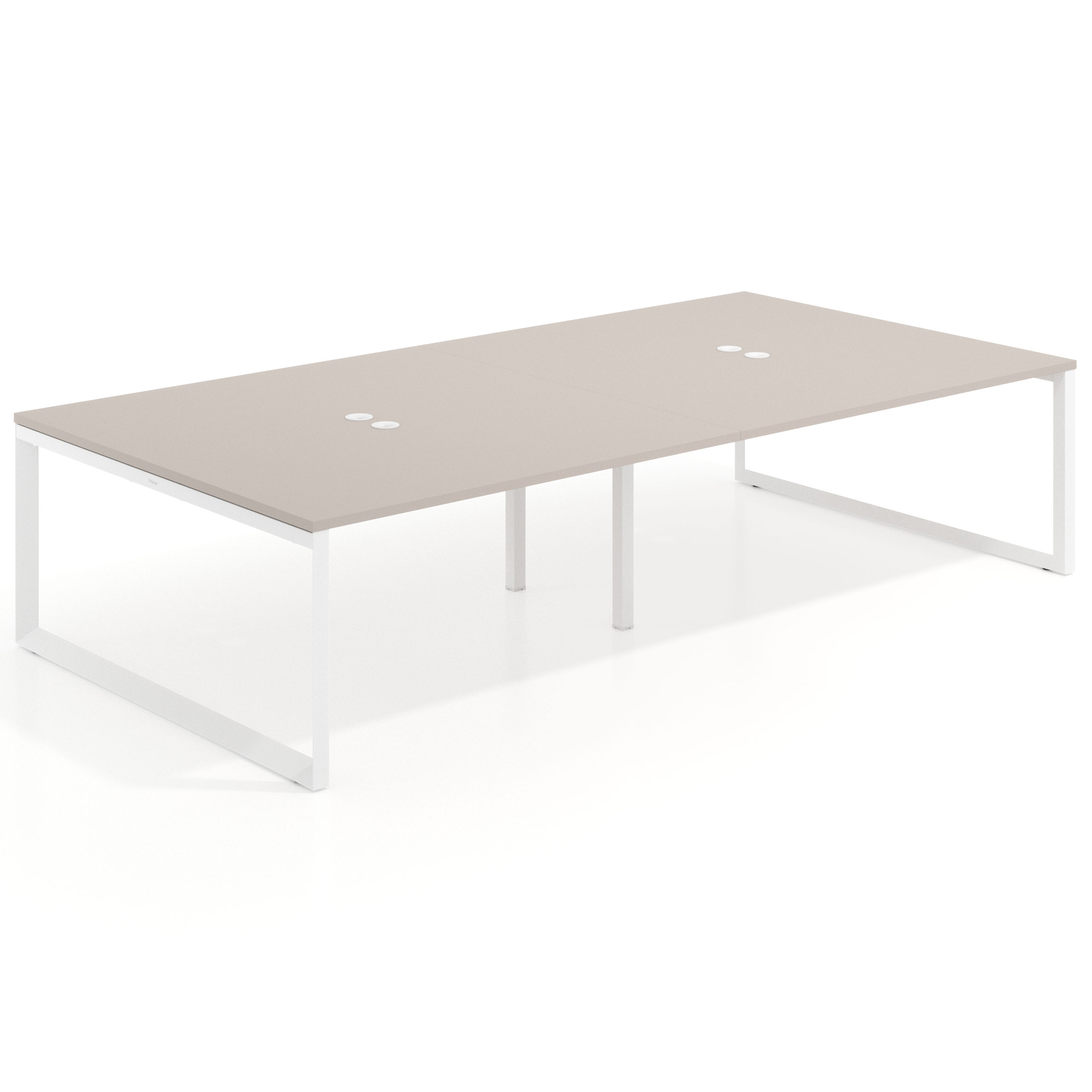 mesa multipuesto 240x166 gris coco delta mesa bench fondo 166cm recto 1