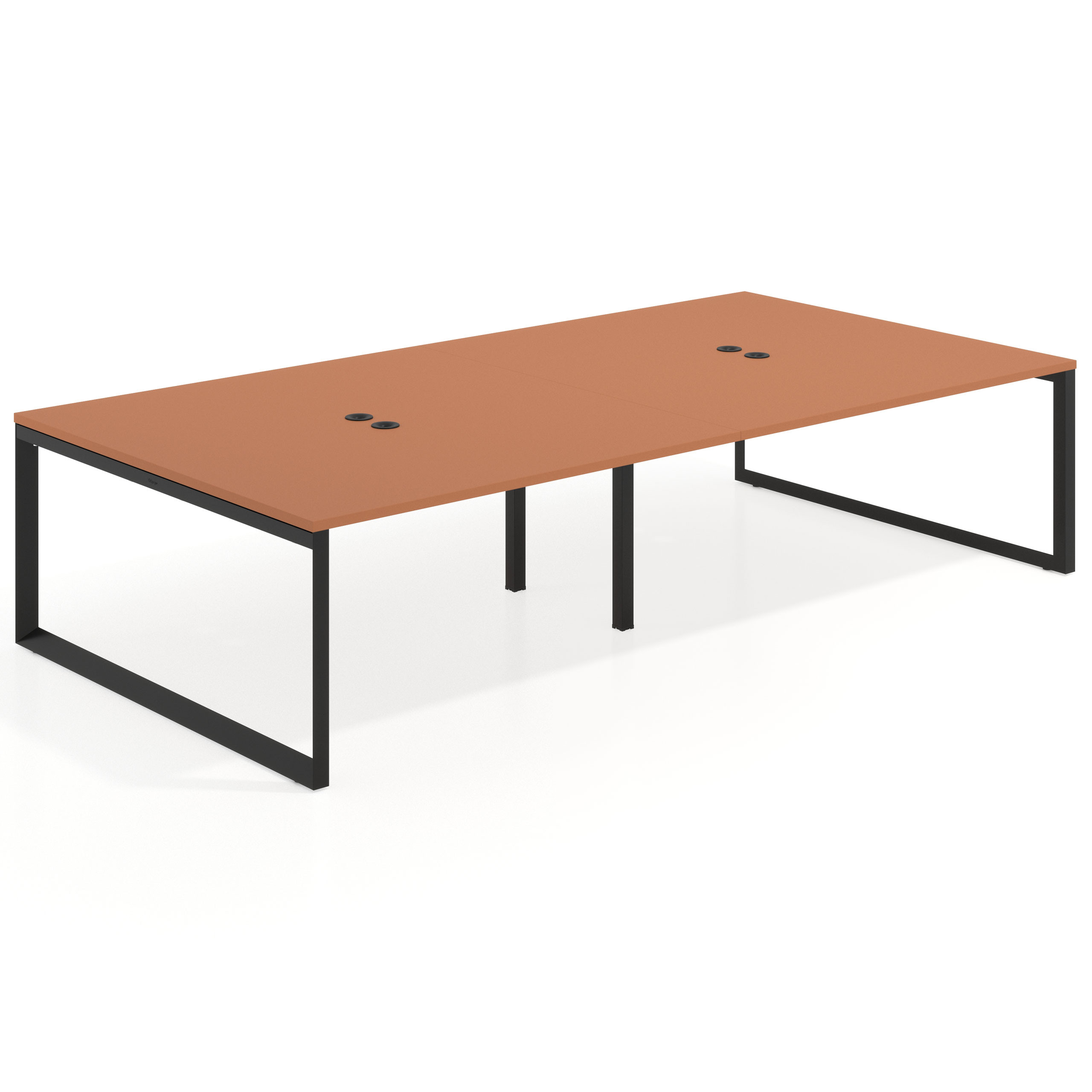 mesa multipuesto 240x166 terracota delta mesa bench fondo 166cm recto 1