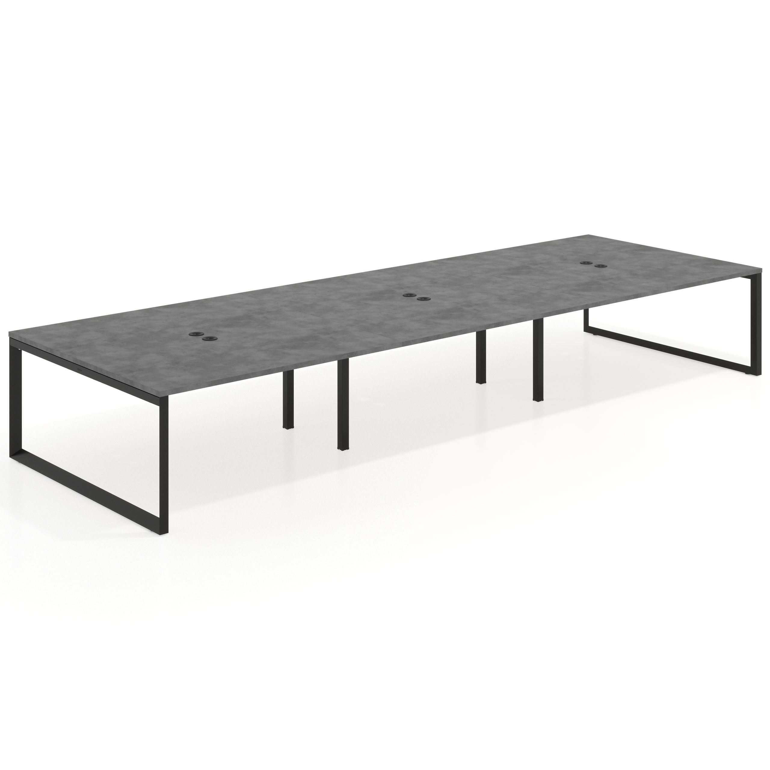 mesa multipuesto 360x166 cemento delta mesa bench fondo 166cm recto 1