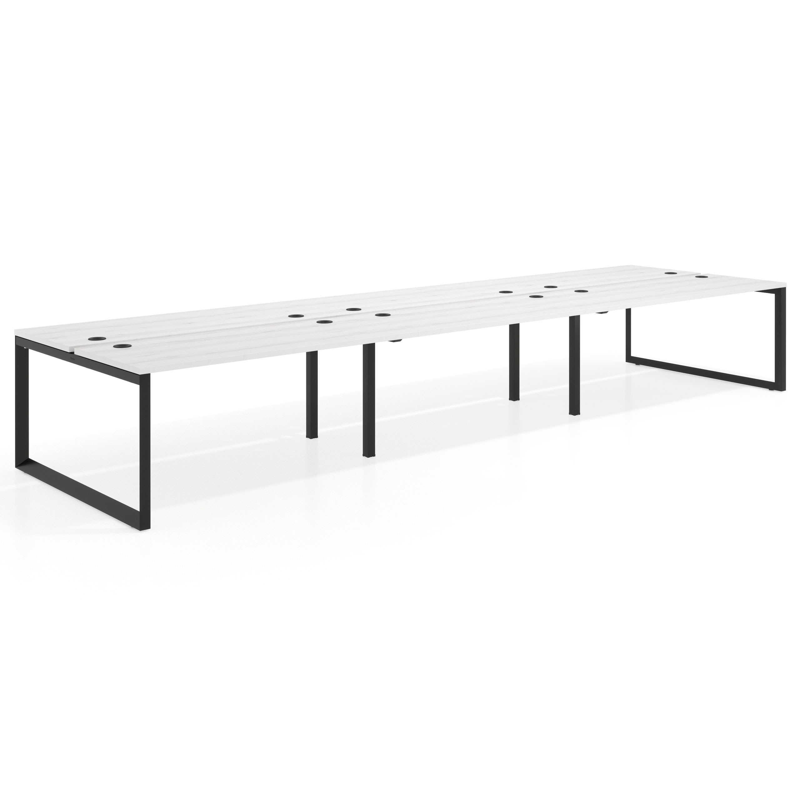 mesa multipuesto 300x142 albo delta mesa bench fondo 142cm recto 1