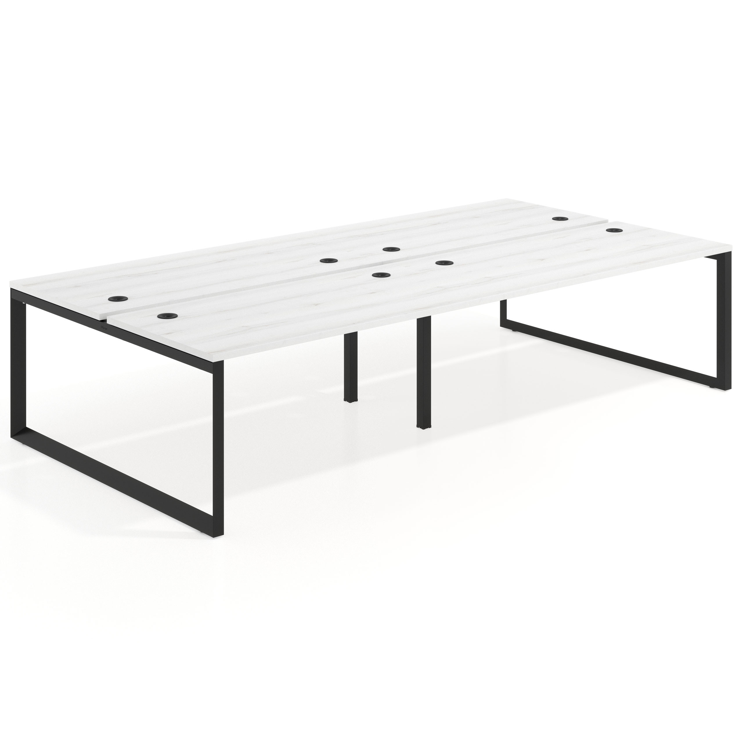 mesa multipuesto 280x166 albo delta mesa bench fondo 166cm recto 1