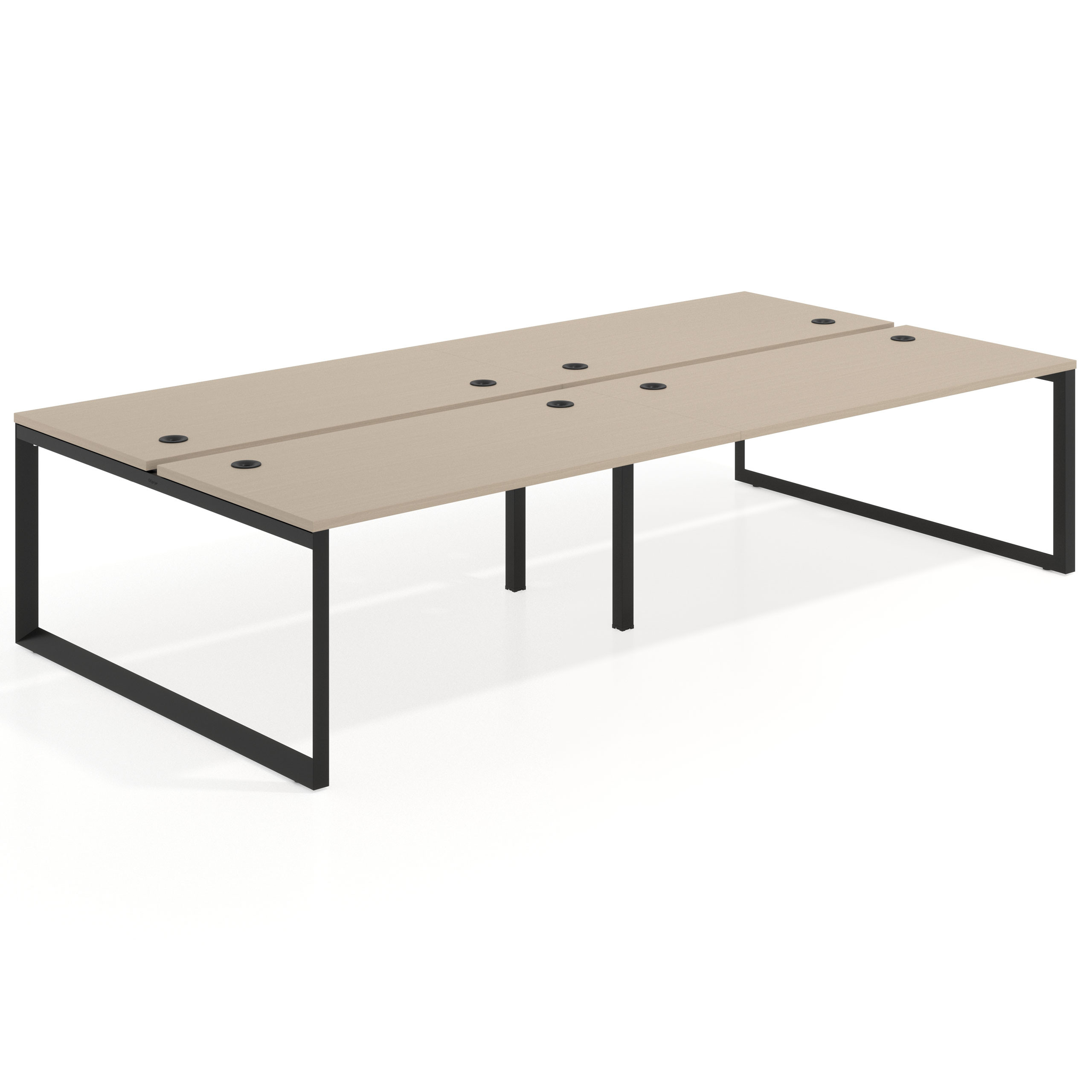 mesa multipuesto 200x166 canvas delta mesa bench fondo 166cm recto 1