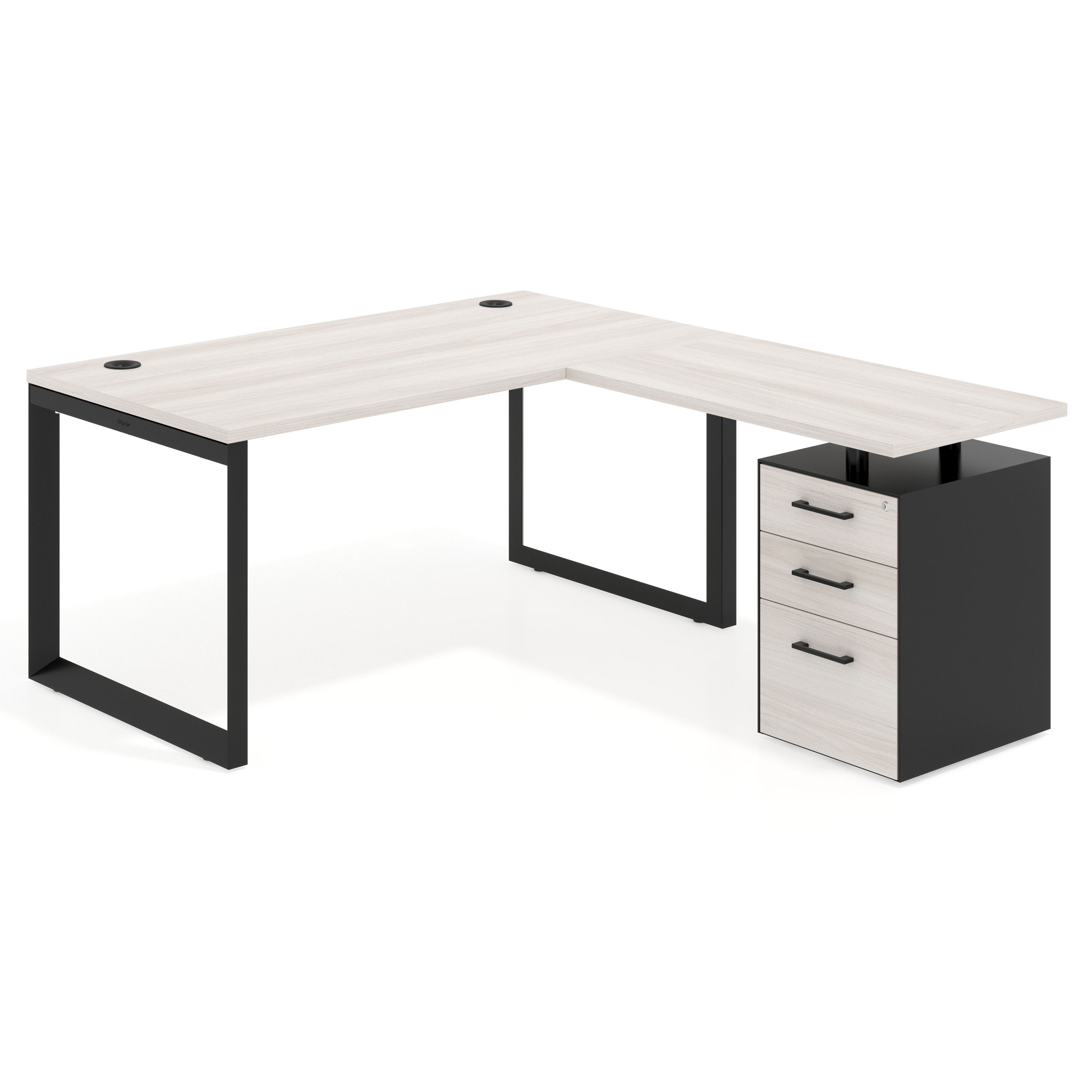 mesa en l 140x180 california delta mesa de escritorio en l ala pedestal frontales melamina recto 1