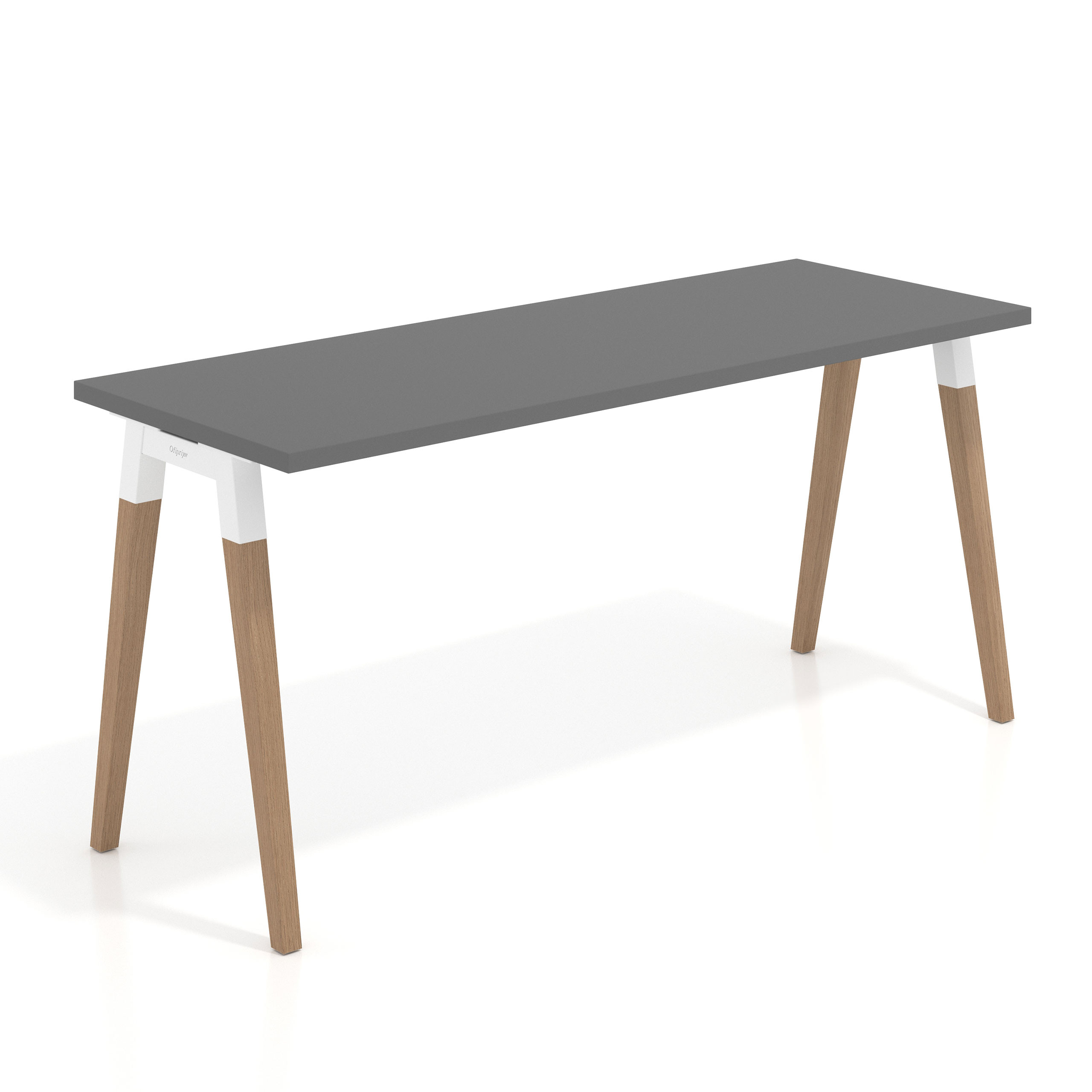 mesa de escritorio 100x60 gris tormenta arki mesa individual fondo 60cm recto 1