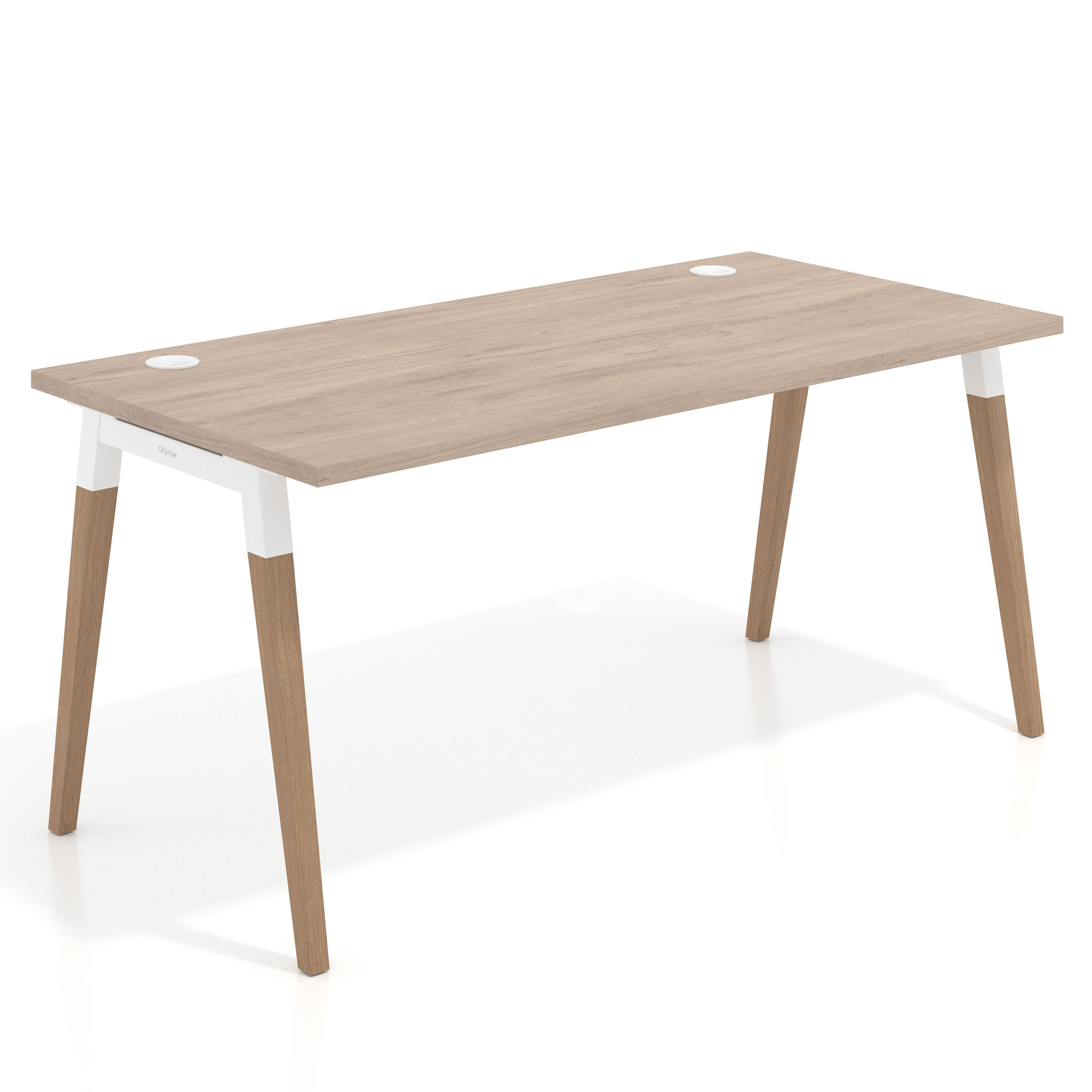 mesa de escritorio 100x80 sahara arki mesa individual fondo 80cm recto 1