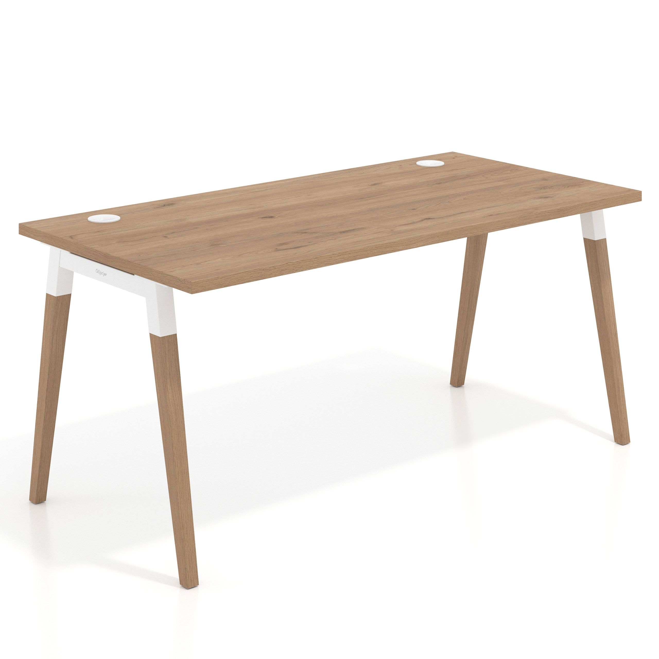 mesa de escritorio 100x80 naturale arki mesa individual fondo 80cm recto 1