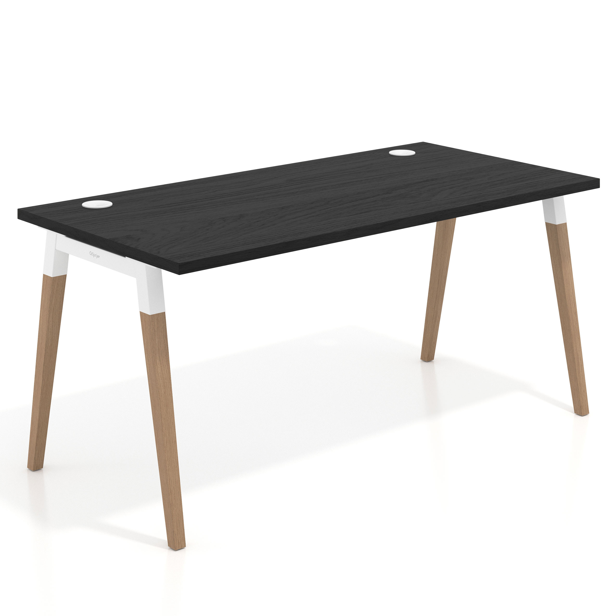 mesa de escritorio 100x80 bocamina arki mesa individual fondo 80cm recto 1