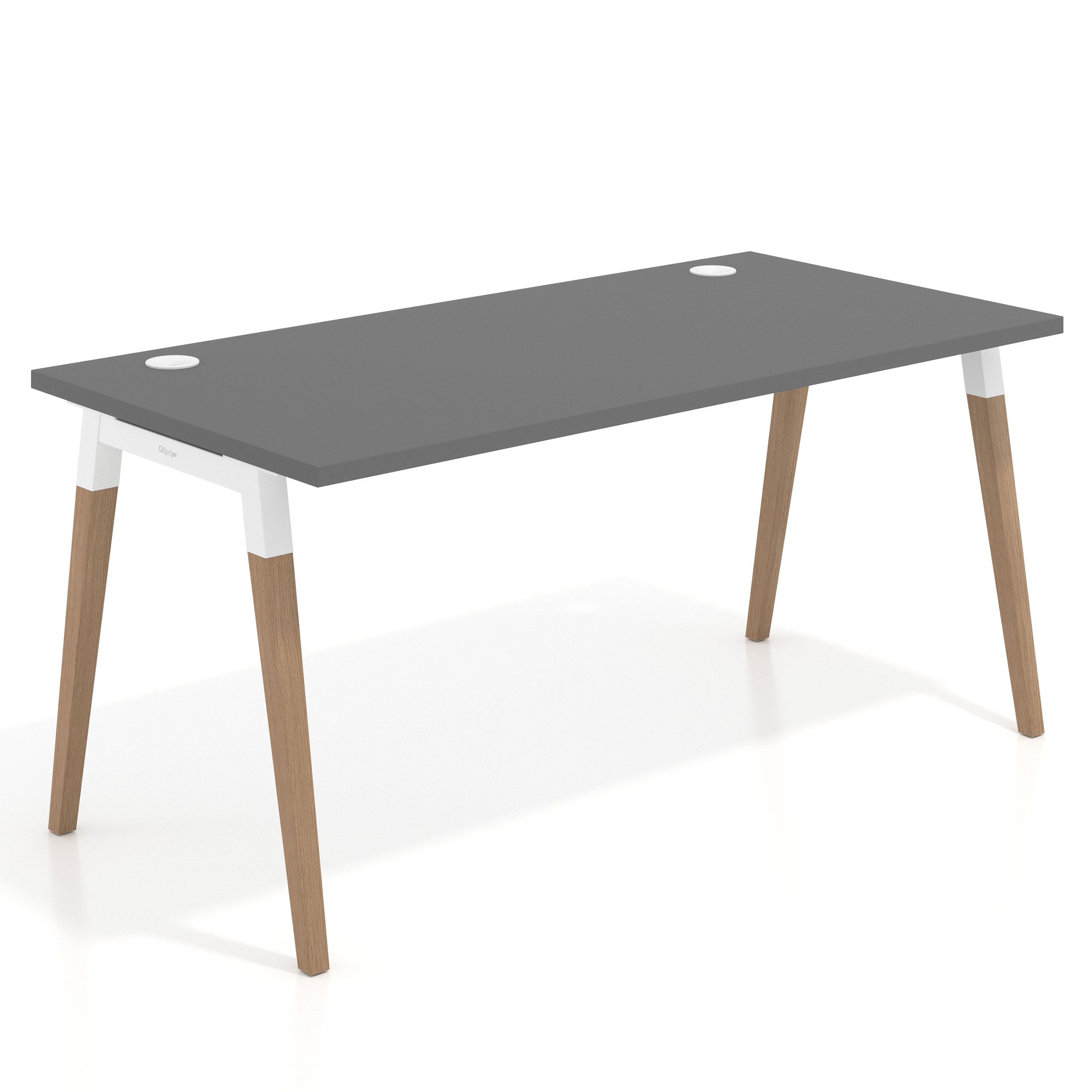 mesa de escritorio 140x80 gris tormenta arki mesa individual fondo 80cm recto 1