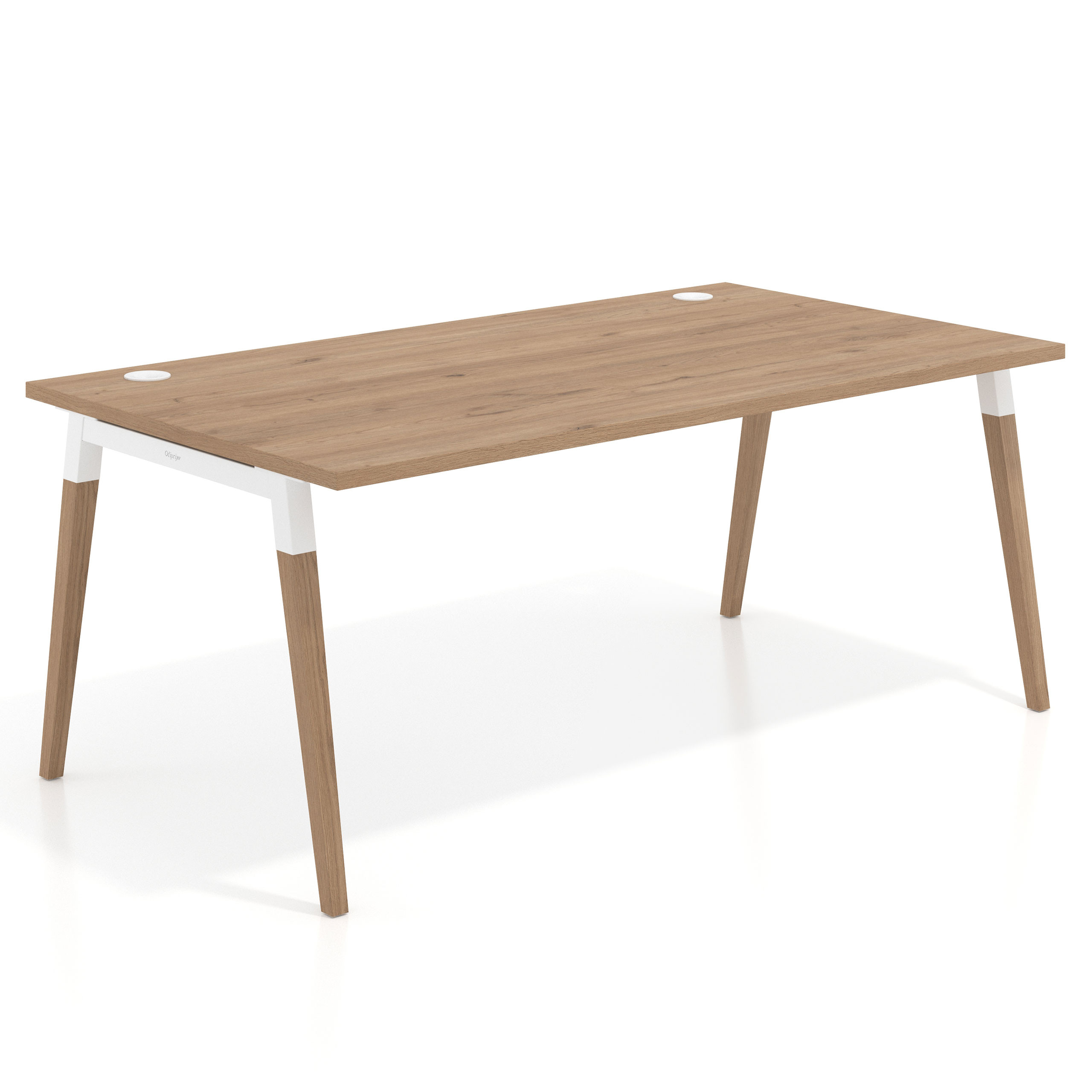mesa de escritorio 100x100 naturale arki mesa individual fondo 100cm recto 1