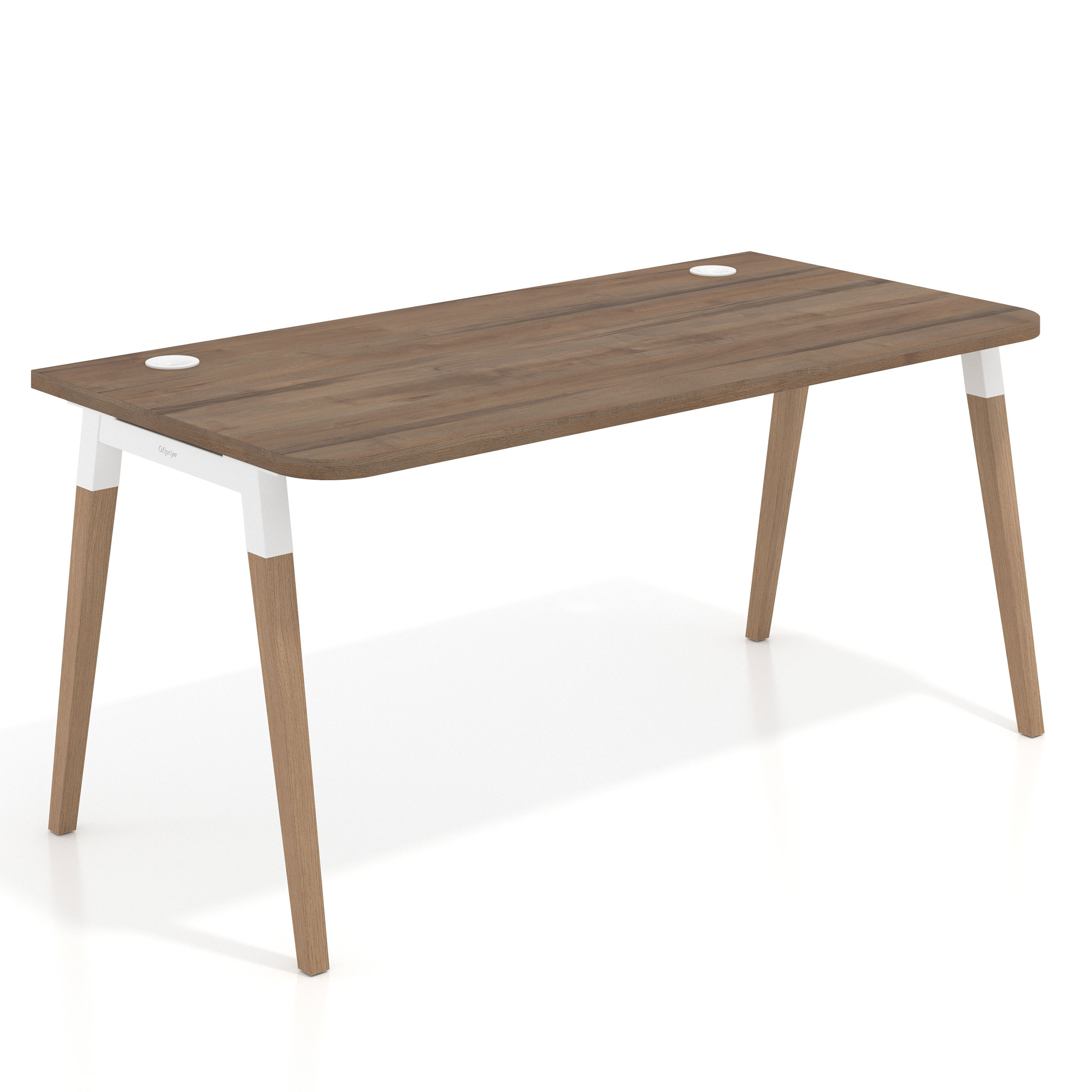 mesa de escritorio 120x80 noce sabi arki mesa individual ergonomica fondo 80cm curvo 1