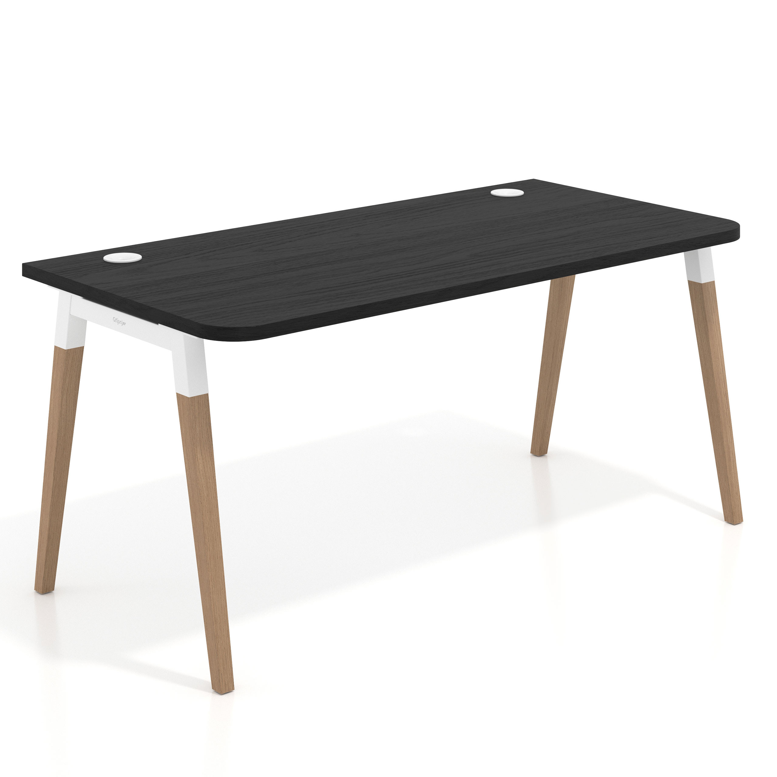 mesa de escritorio 120x80 bocamina arki mesa individual ergonomica fondo 80cm curvo 1