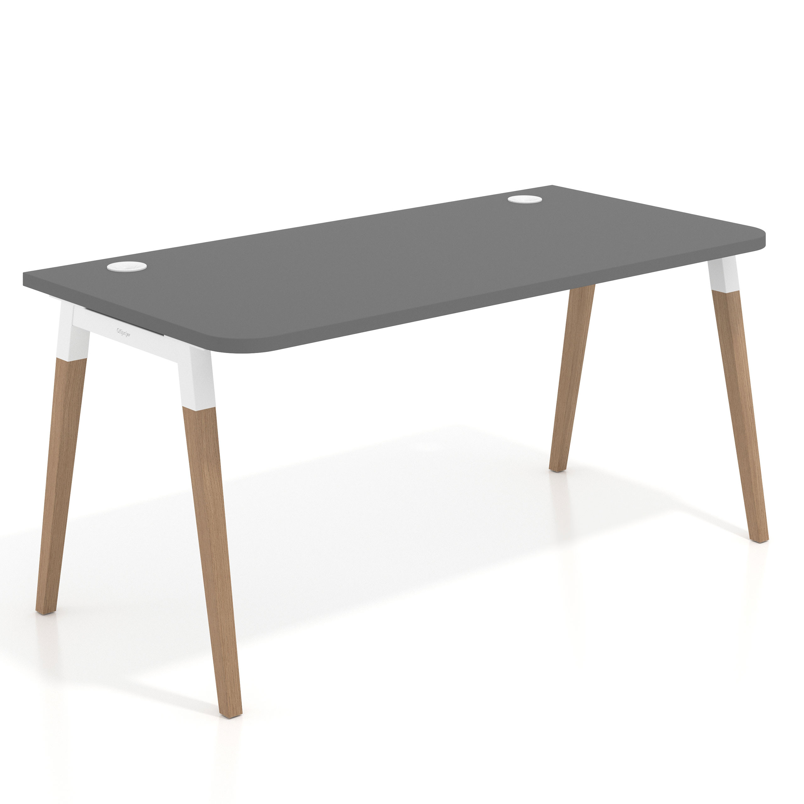 mesa de escritorio 120x80 gris tormenta arki mesa individual ergonomica fondo 80cm curvo 1