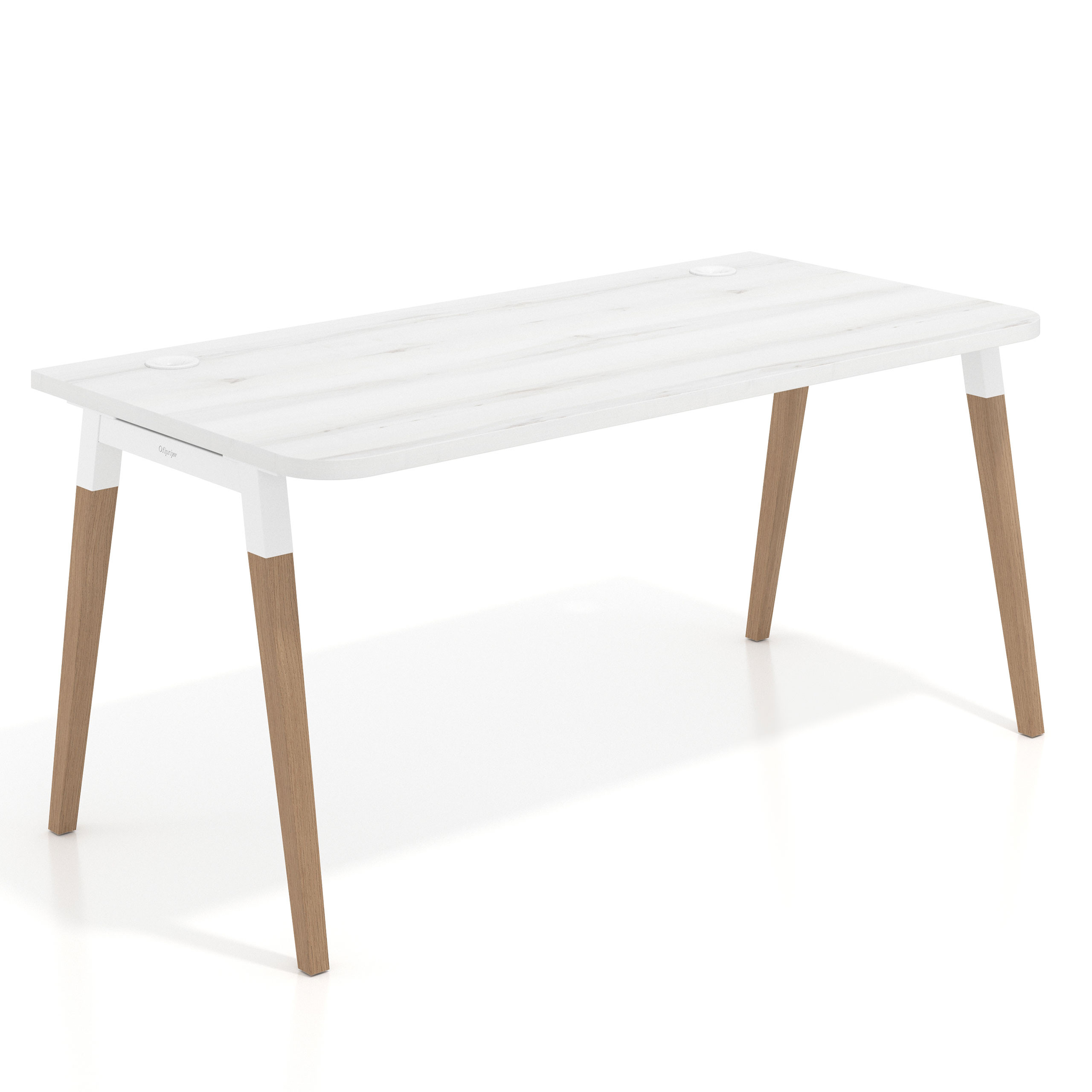 mesa de escritorio 120x80 albo arki mesa individual ergonomica fondo 80cm curvo 1